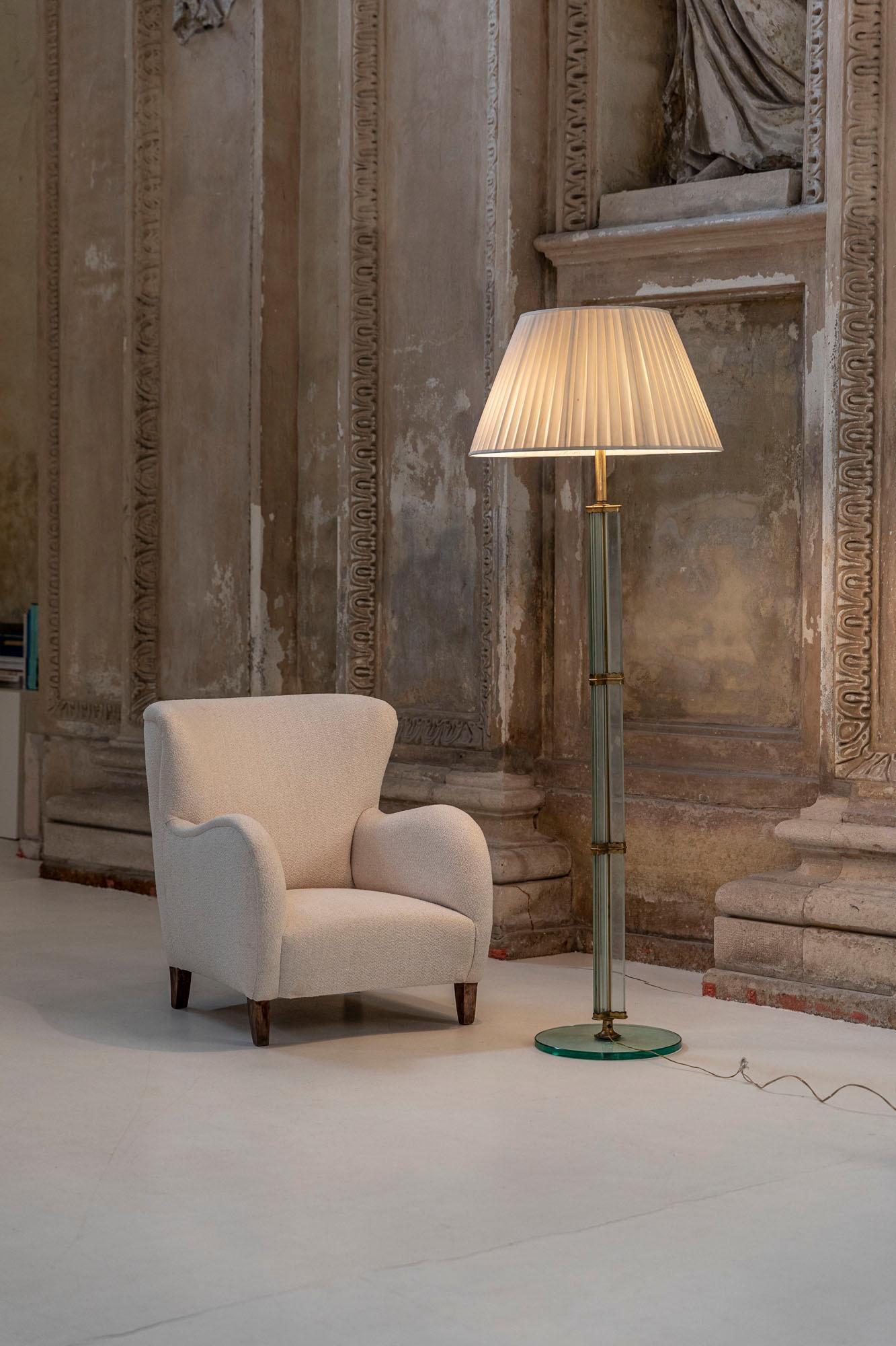 Floor Lamp Attributed to Pietro Chiesa for Fontana Arte 5