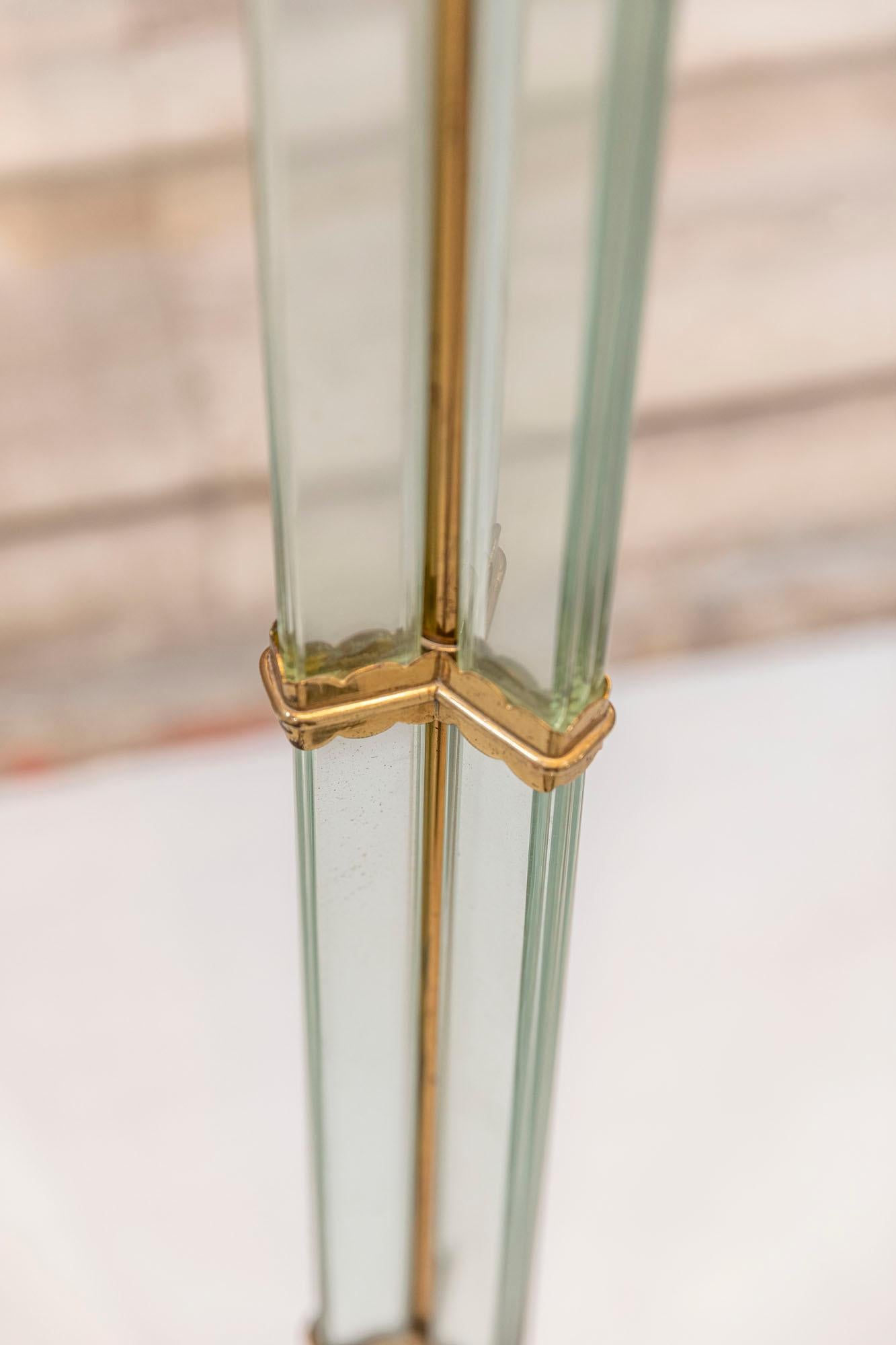 Brass Floor Lamp Attributed to Pietro Chiesa for Fontana Arte
