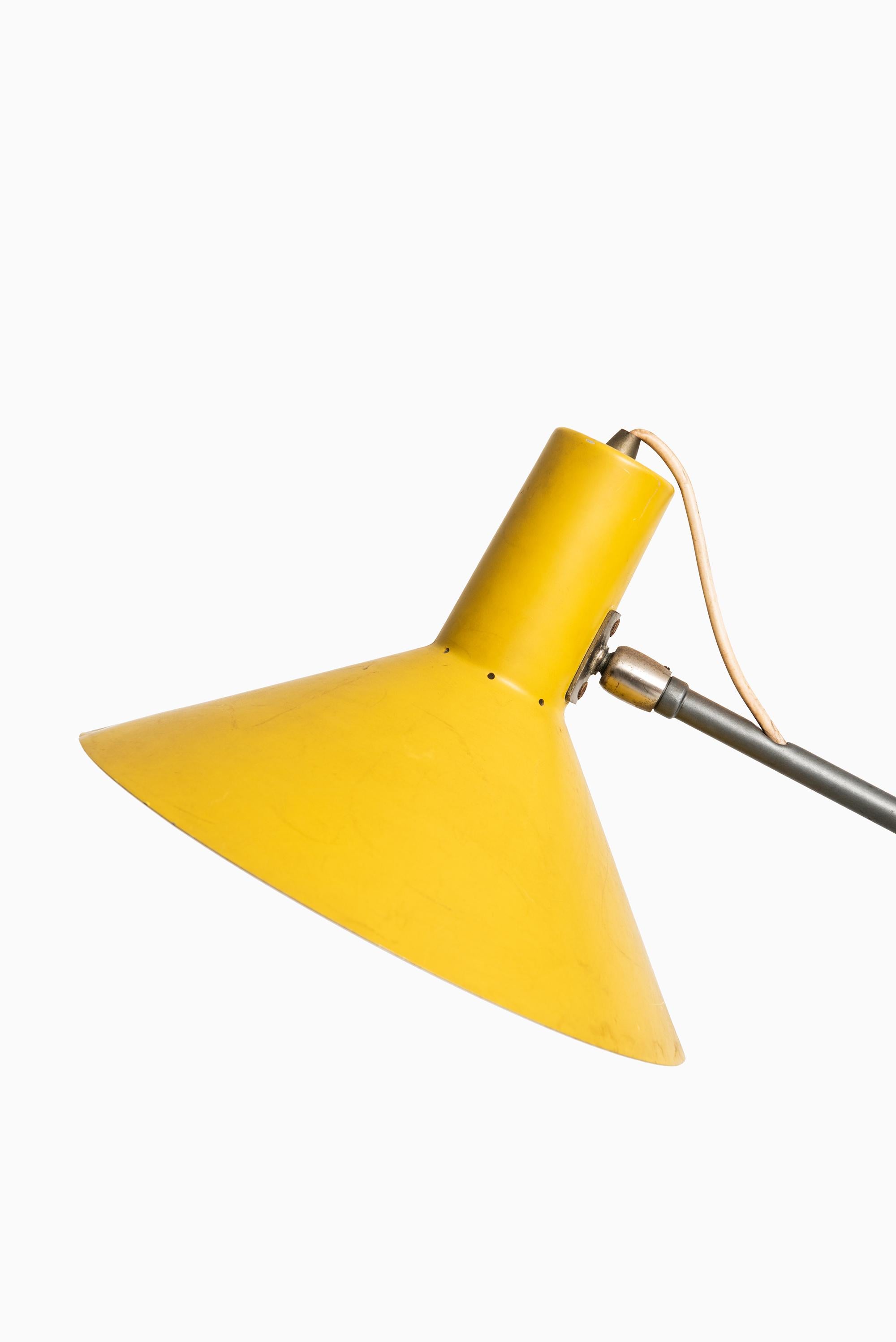 Mid-Century Modern Floor Lamp Attributed to Wim Rietveld and Gispen in Netherlands For Sale
