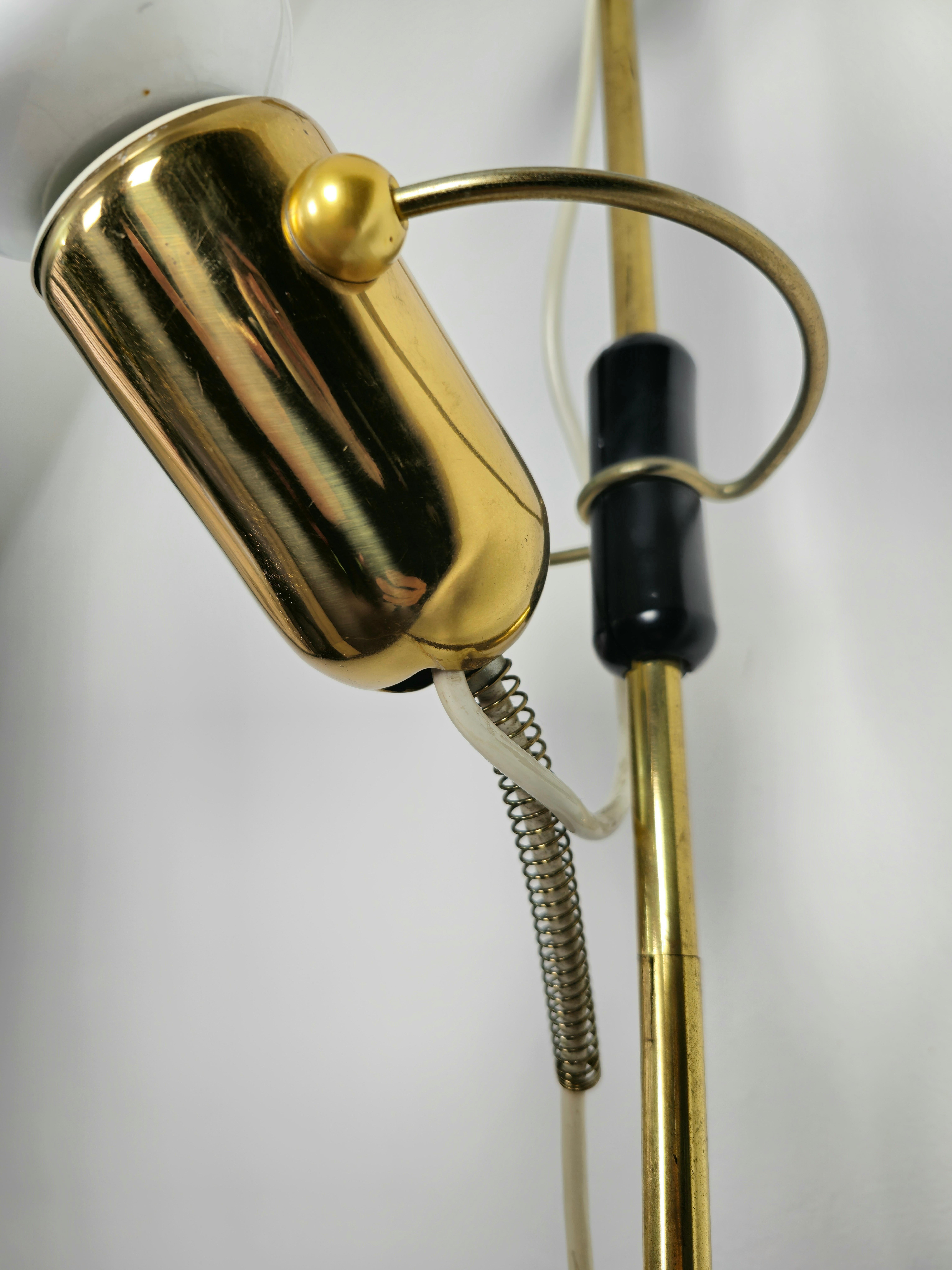 Floor Lamp Brass Golden Metal Francesco Fois for Reggiani Midcentury Italy 1970s 3