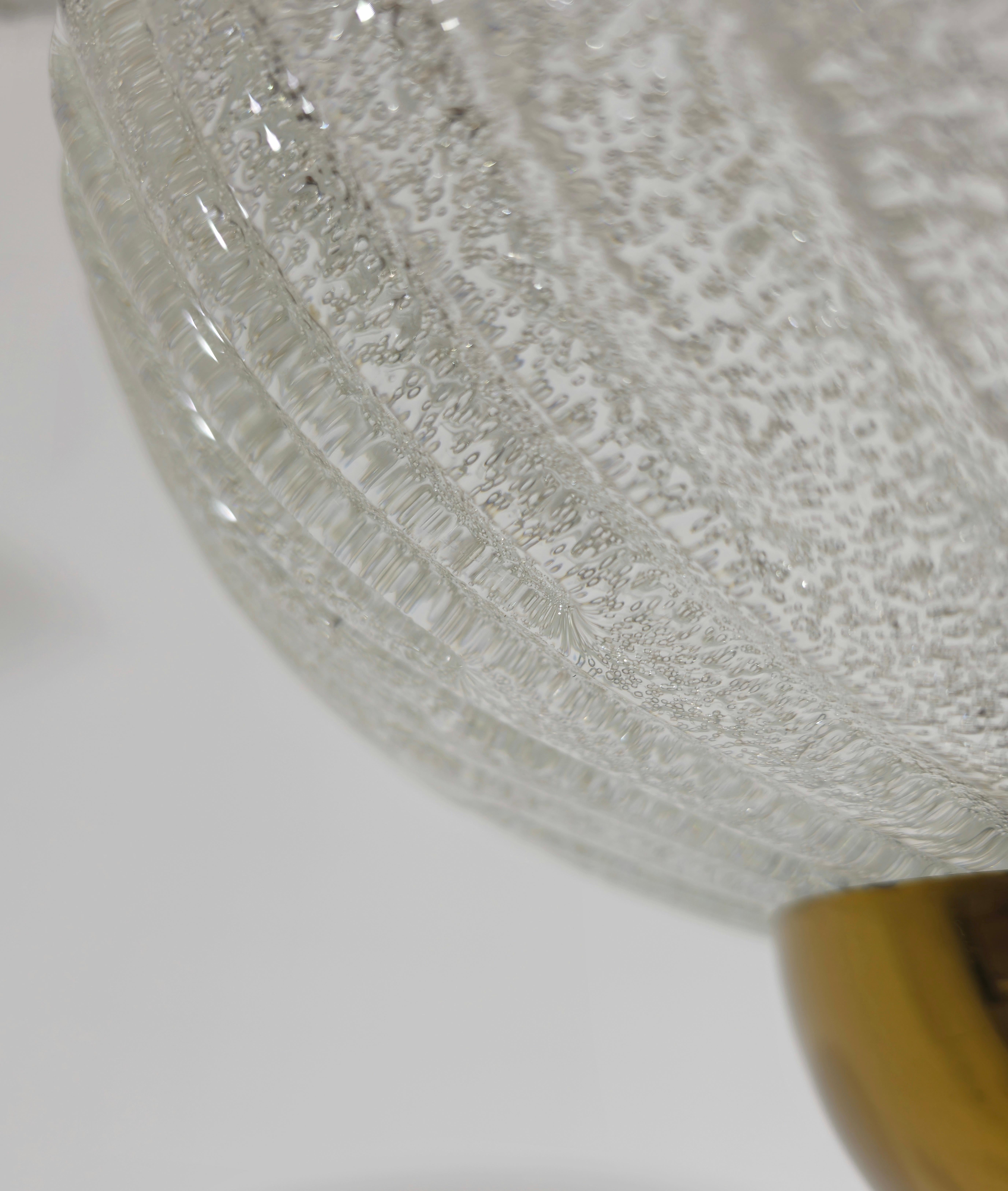 Floor Lamp Brass Murano and Marble Design Italy 1970s Mid-Century Modern For Sale 3