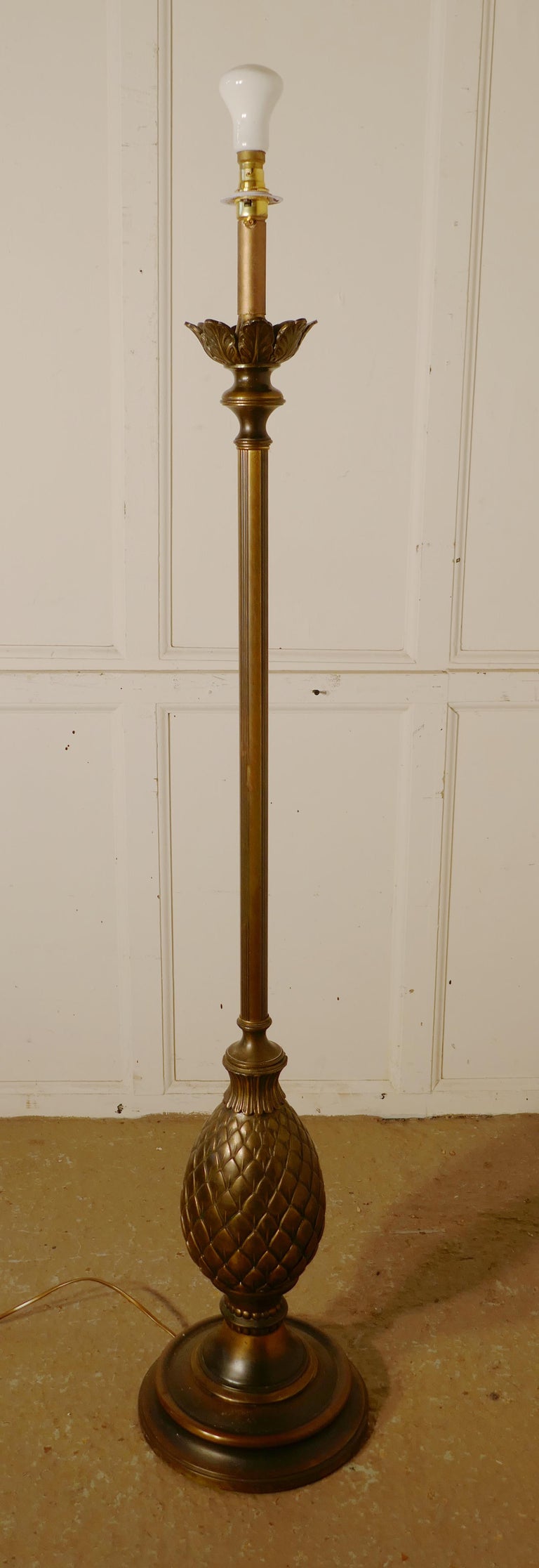Floor Lamp, Brass Standard Lamp at 1stDibs