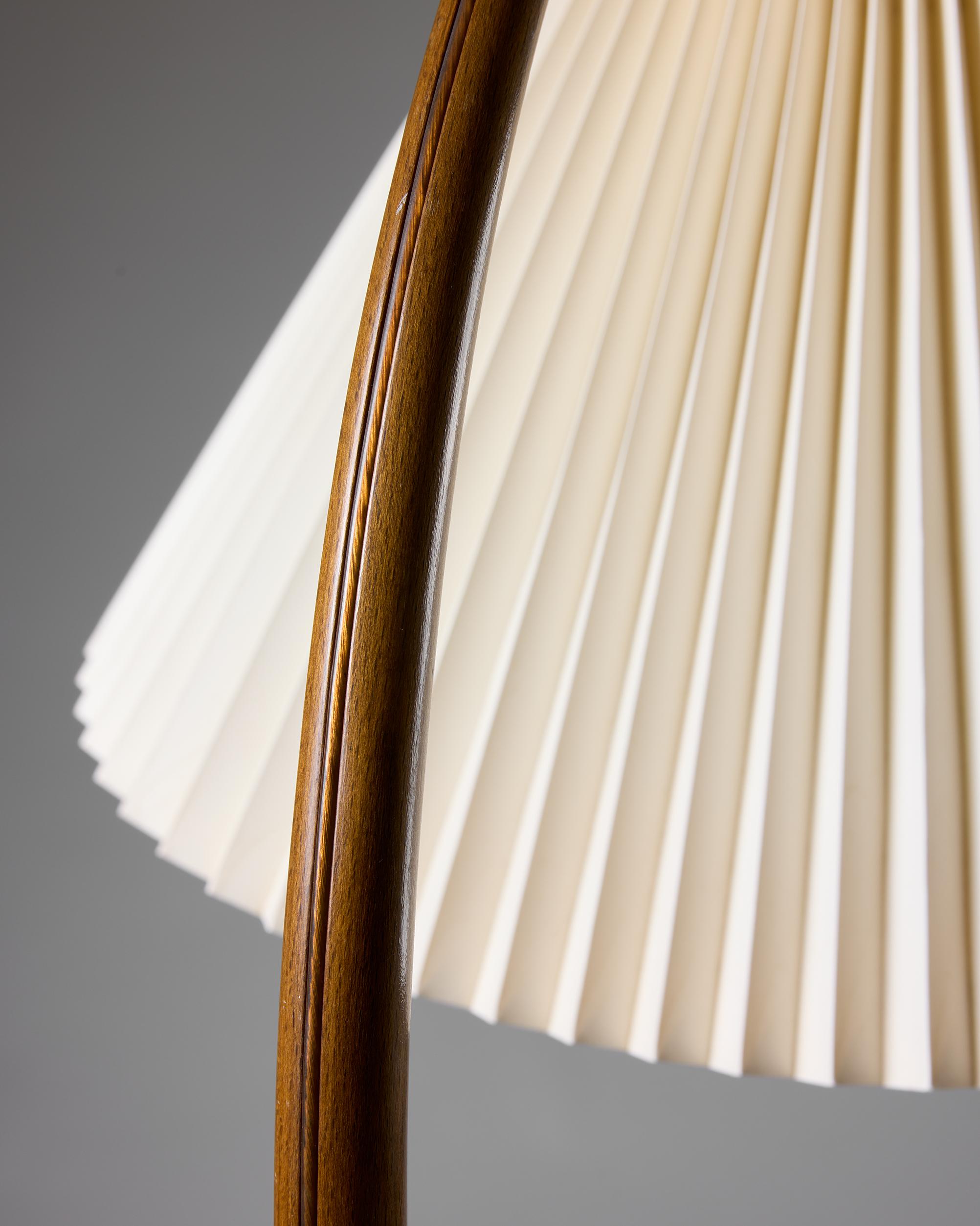 Floor lamp 'Bridge' Designed by Severin Hansen Jr for Haslev Möbler Denmark For Sale 2