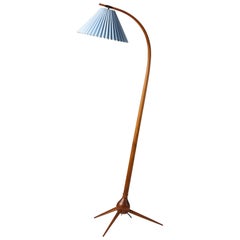 Floor Lamp ‘Bridge’ Designed by Severin Hansen Jr. for Haslev Möbler, Denmark