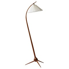 Floor lamp ‘Bridge’ designed by Severin Hansen Jr. for Haslev Möbler, Denmark