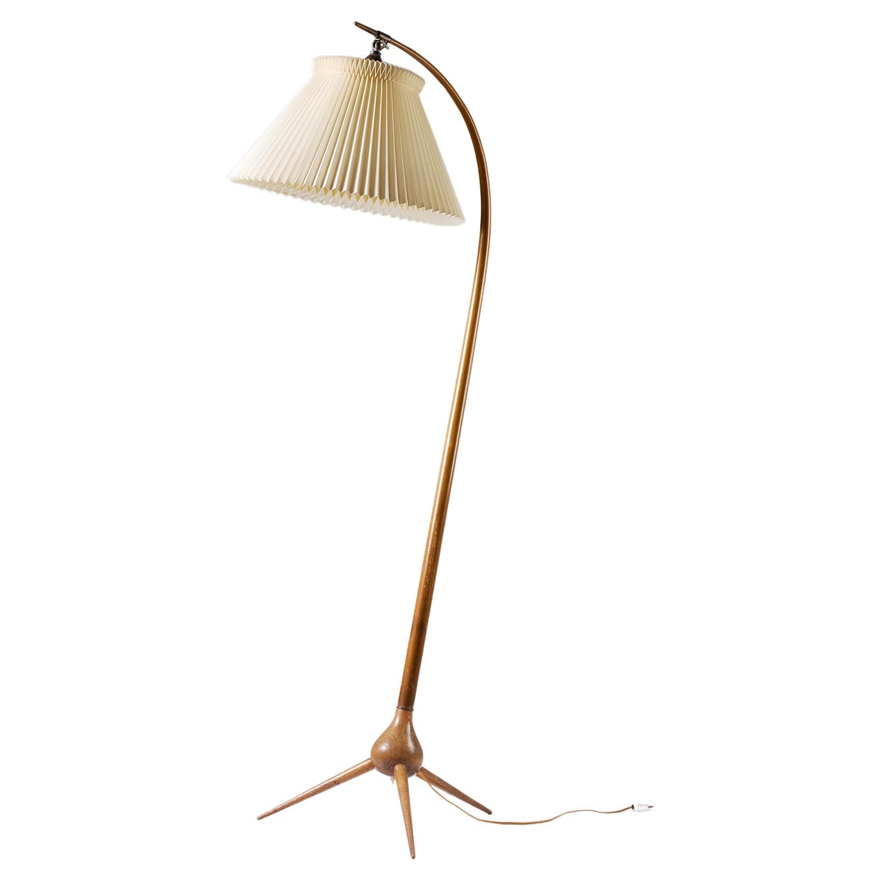 Floor lamp 'Bridge' Designed by Severin Hansen Jr for Haslev Möbler Denmark For Sale