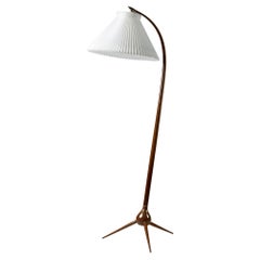 Floor Lamp “Bridge” Designed by Severin Hansen Jr for Haslev Möbler