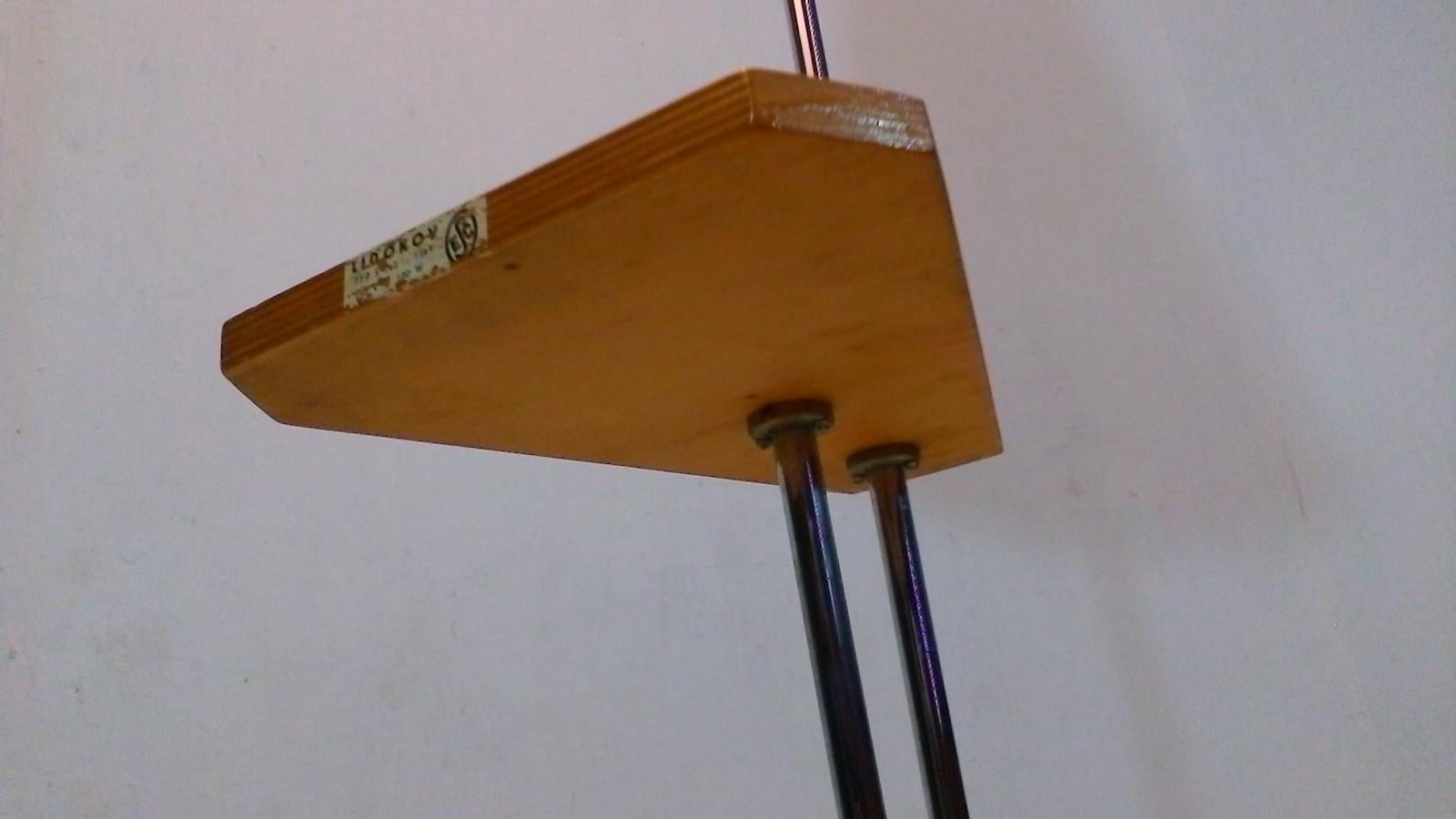 Floor Lamp Brusel Expo 58 by Josef Hůrka In Good Condition For Sale In Praha, CZ