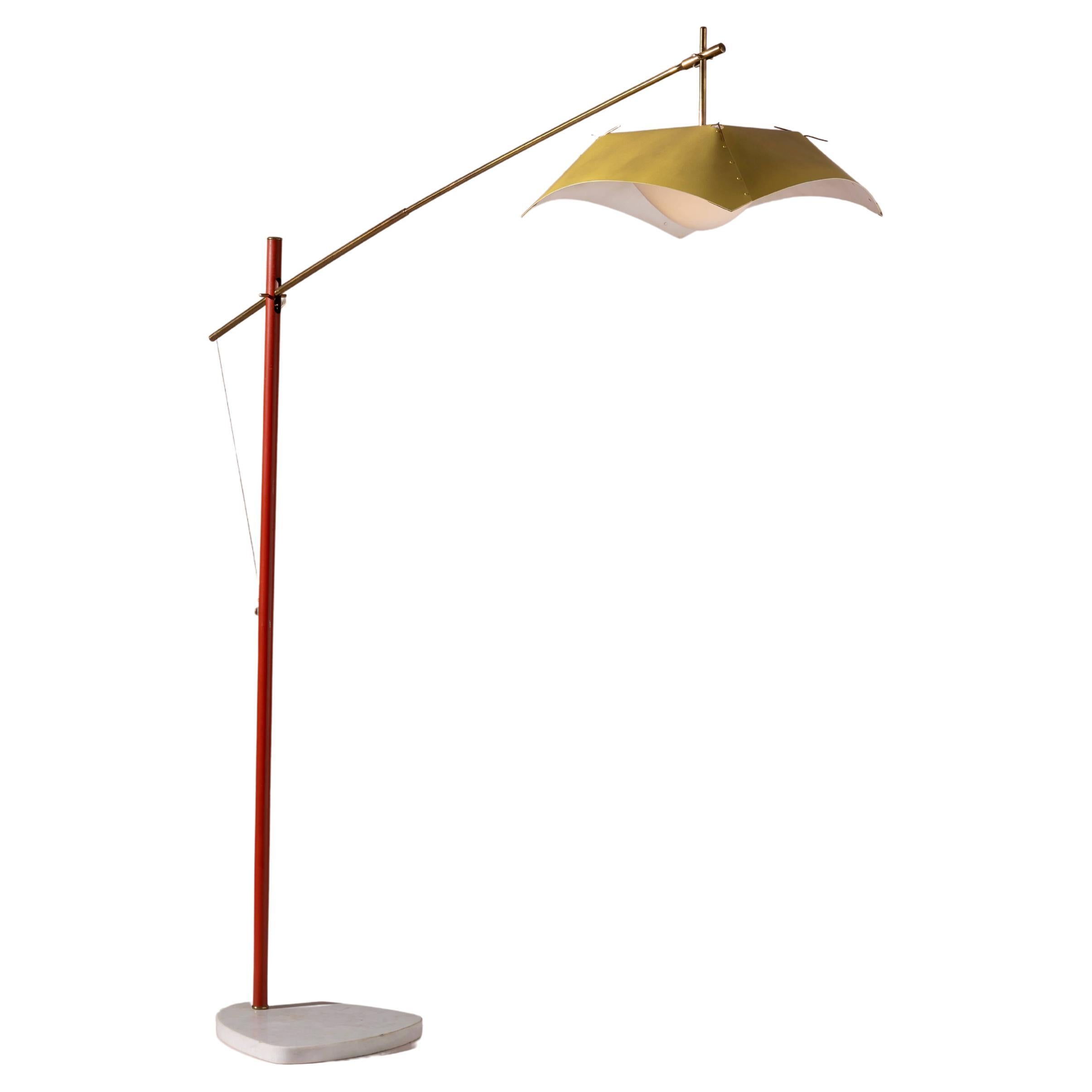 Floor Lamp by Angelo Lelii for Arredoluce, Italy, 1950s