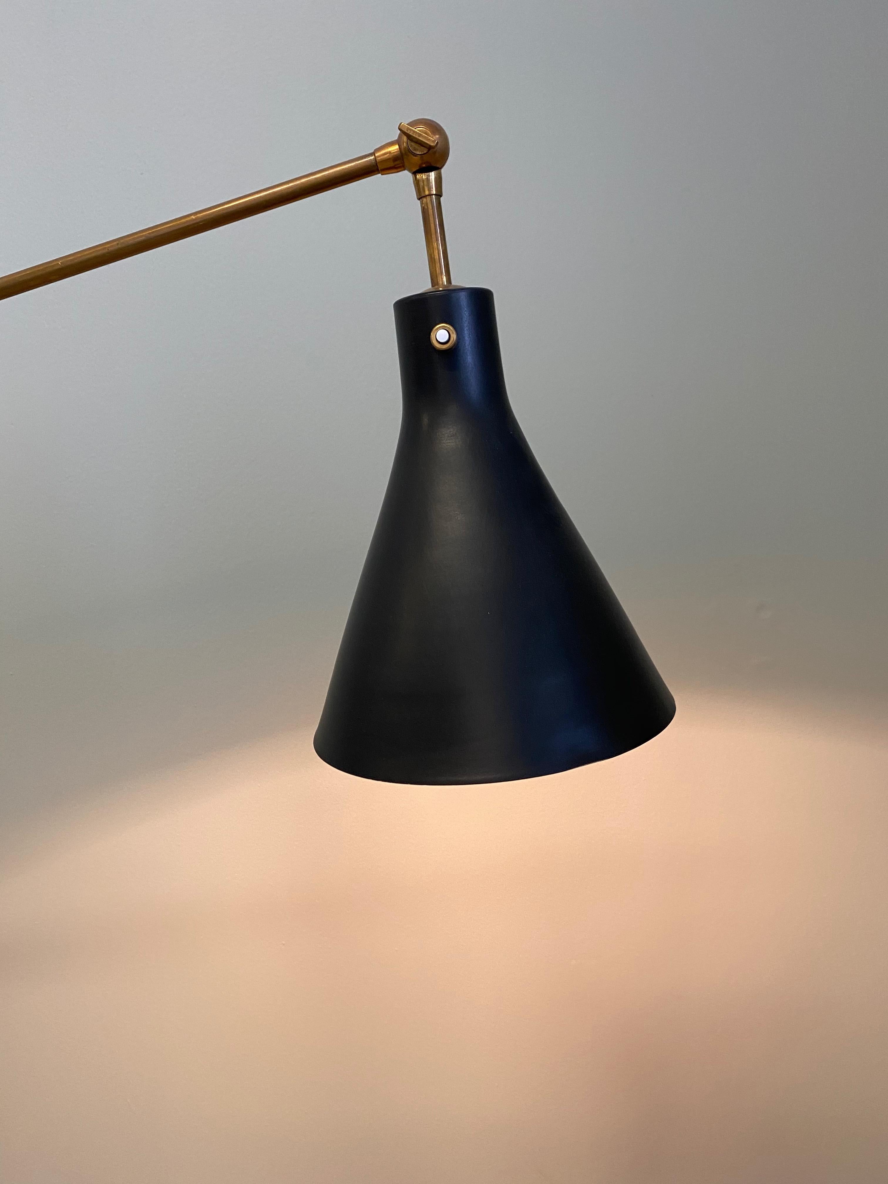 Italian Floor Lamp by Angelo Lelli for Arredoluce