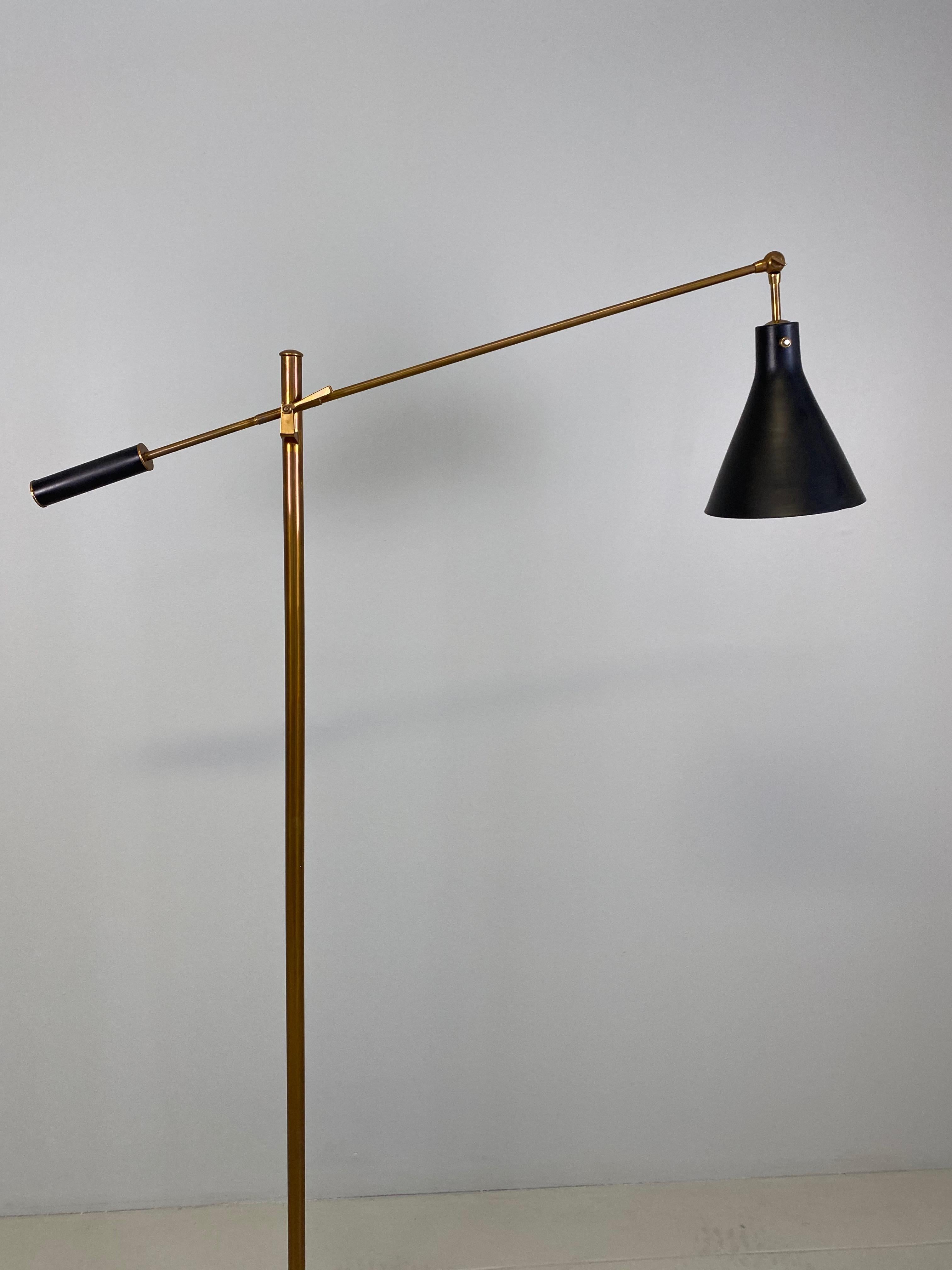 Floor Lamp by Angelo Lelli for Arredoluce In Good Condition In Rovereta, SM