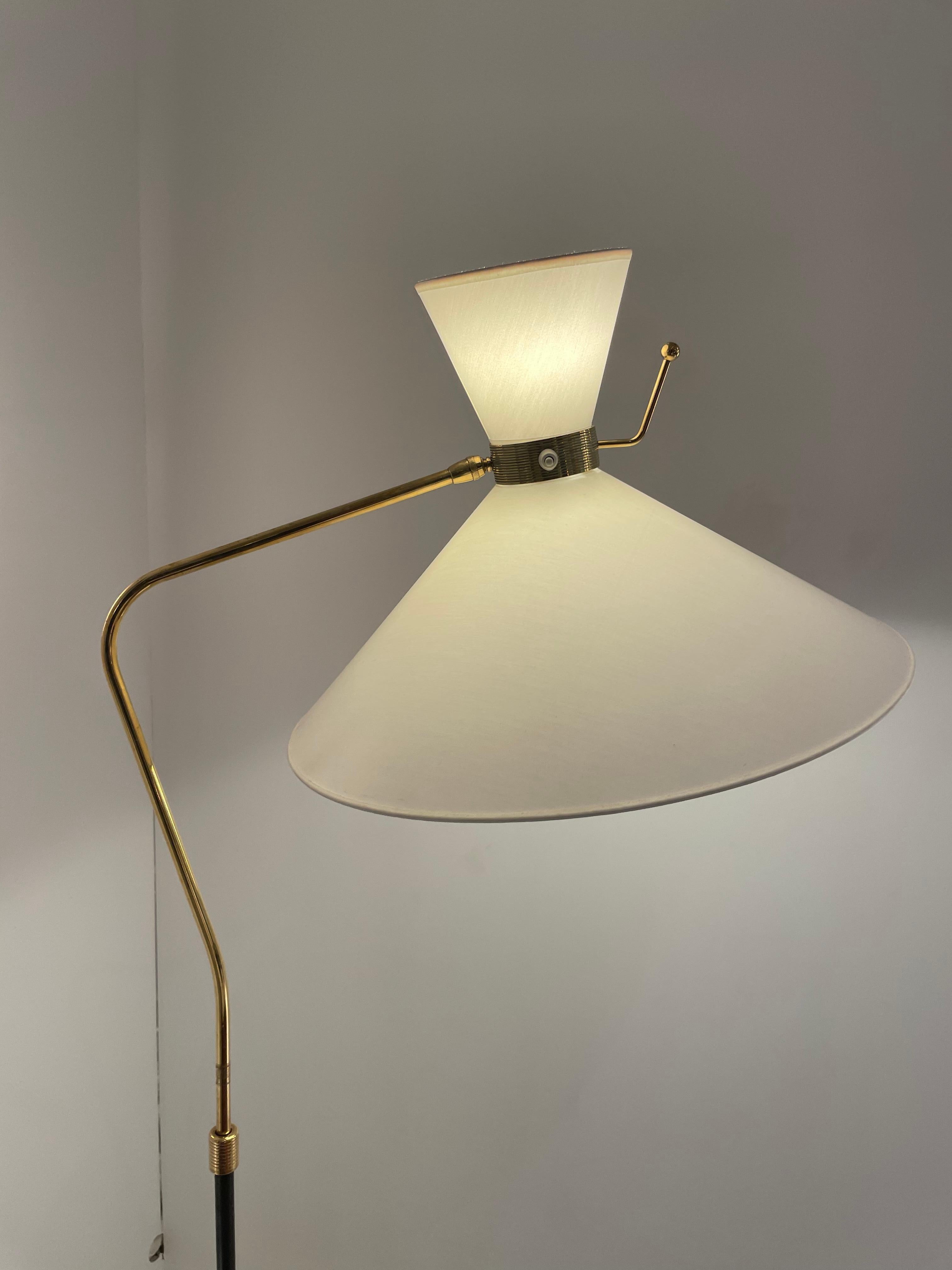 Mid-Century Modern Floor Lamp by Arlus For Sale