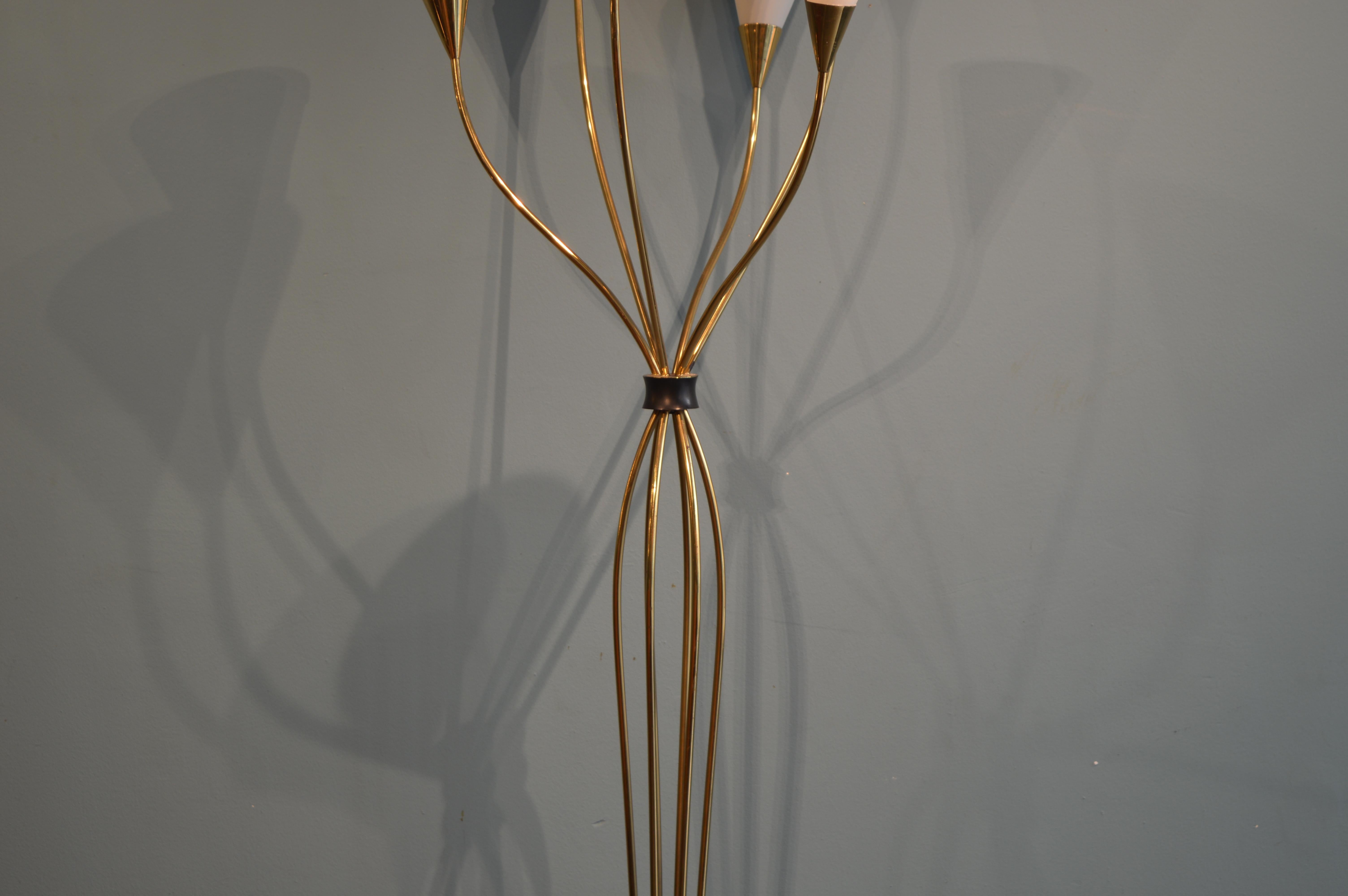French Floor Lamp by Arlus For Sale