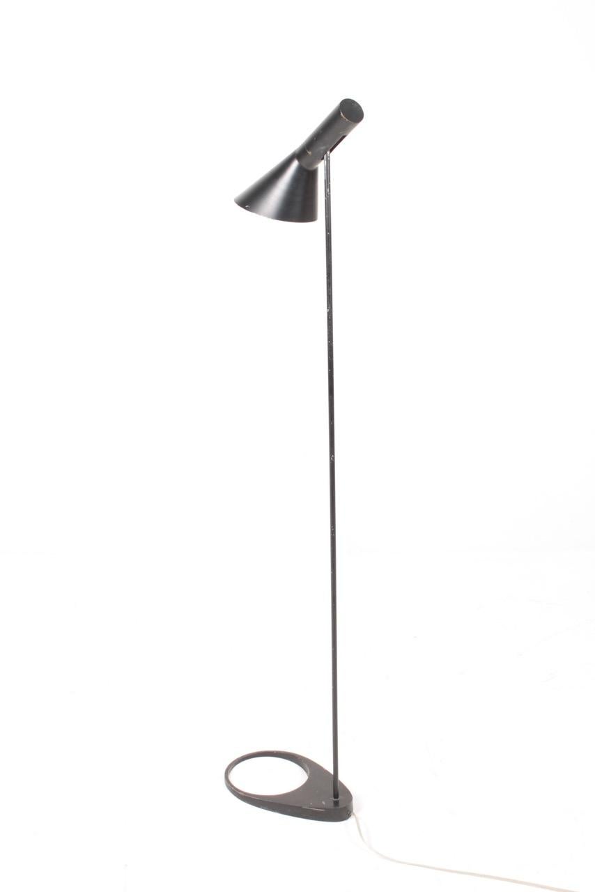 Metal Floor Lamp by Arne Jacobsen, Scandinavian Modern, 1960s For Sale