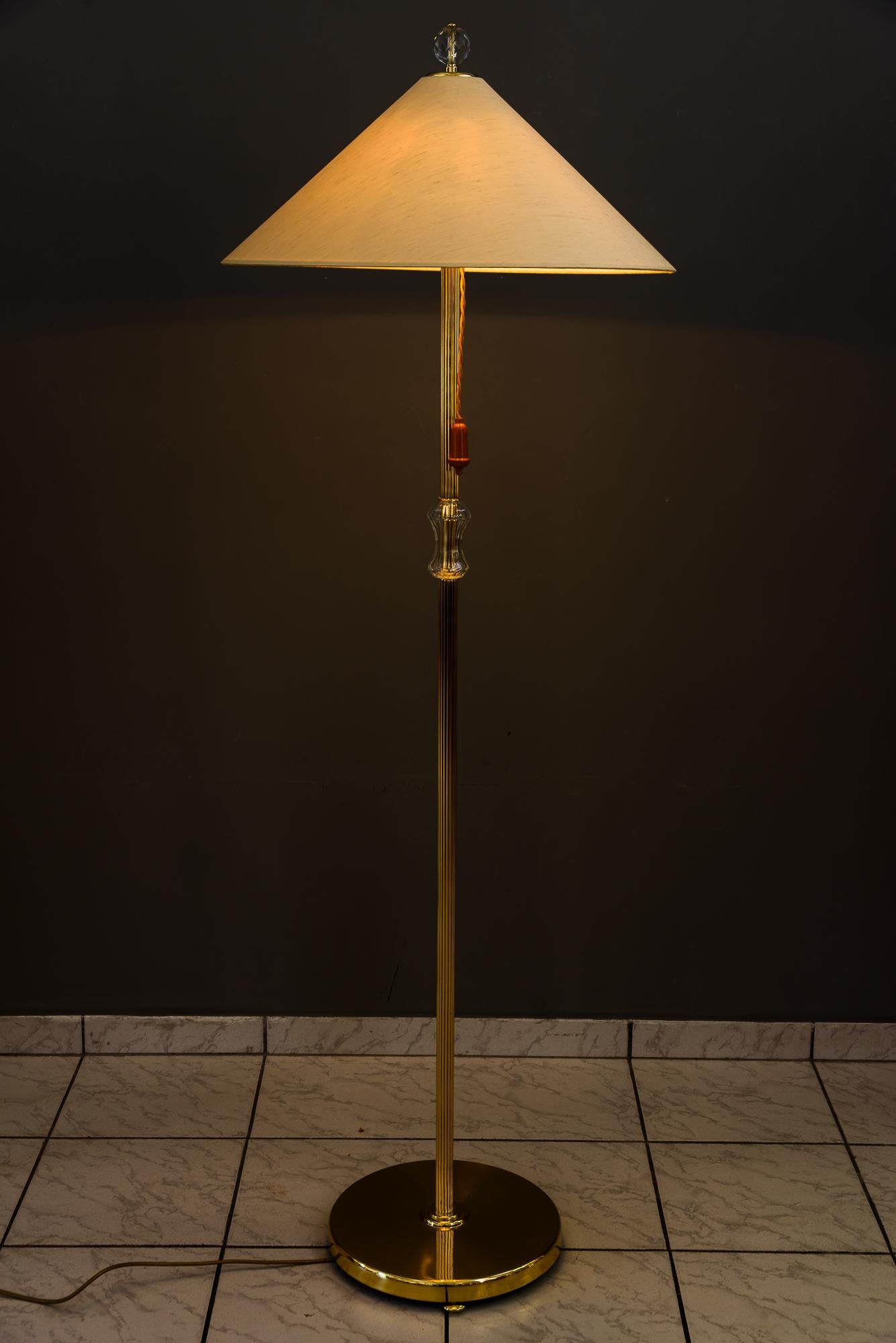 Floor lamp by Bakalowits vienna around 1950s For Sale 3