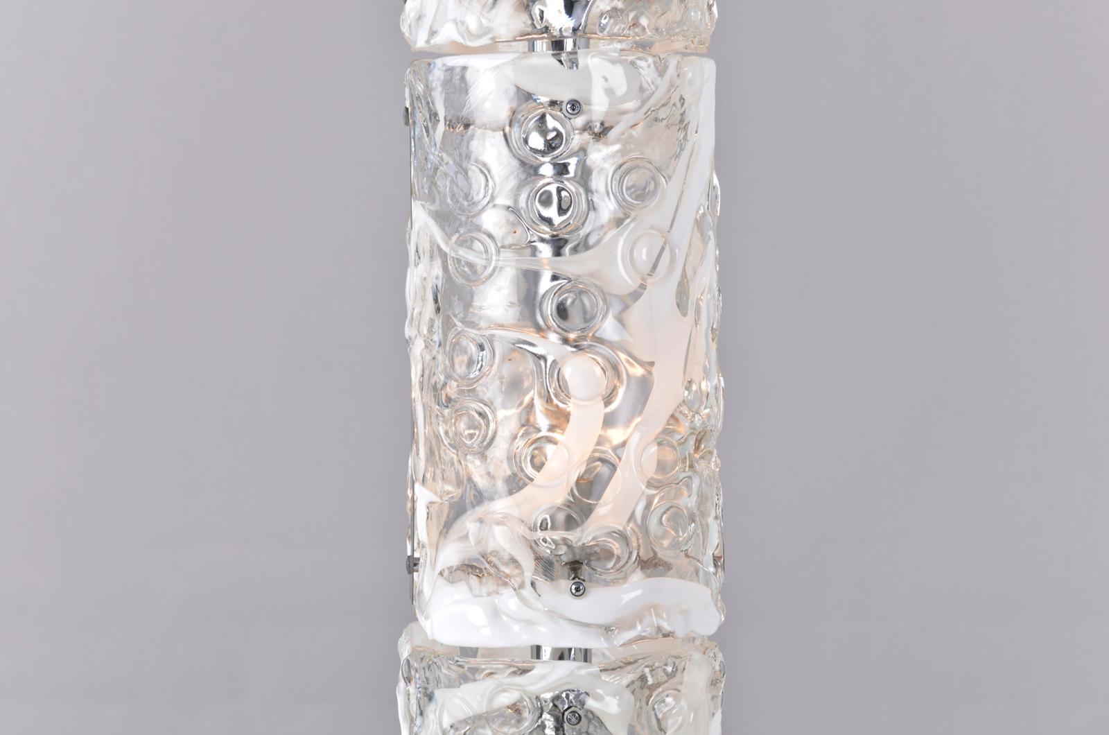 Glass Floor Lamp by Carlo Nason for Mazzega, Italy - 1969  For Sale