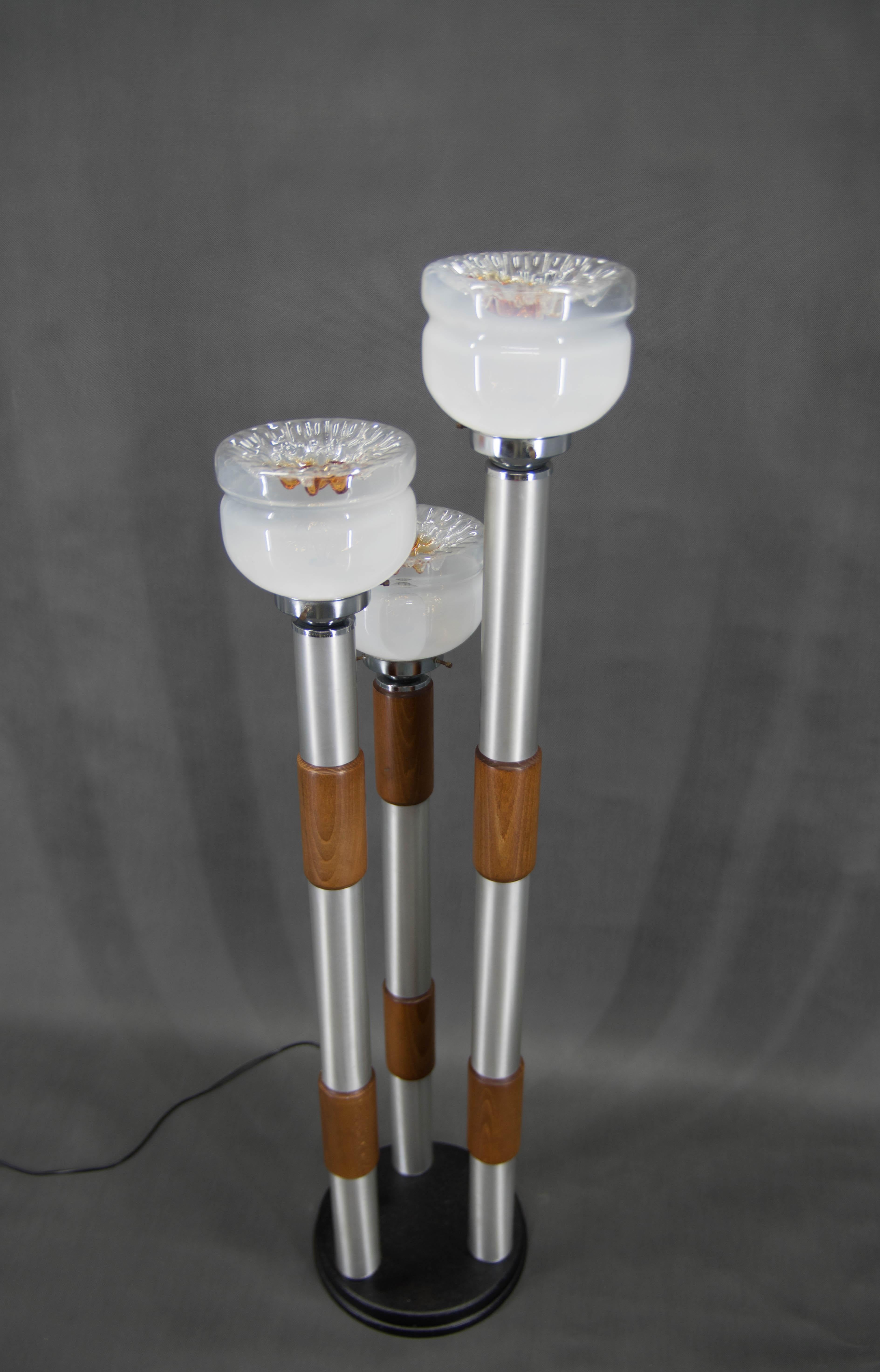 Floor Lamp by Carlo Nason for Mazzega, Murano Glass, 1970s 3