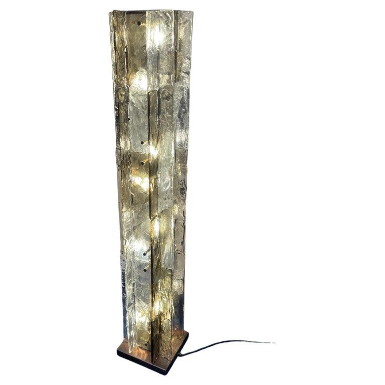 Mid-20th Century Floor Lamp by Carlo Nason for Mazzega, Murano Glass, Italy, 1960s For Sale