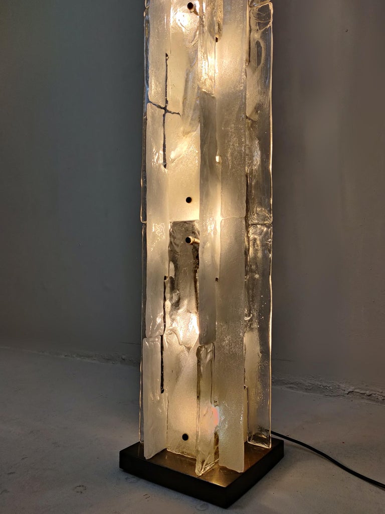 Floor Lamp by Carlo Nason for Mazzega, Murano Glass, Italy, 1960s 1