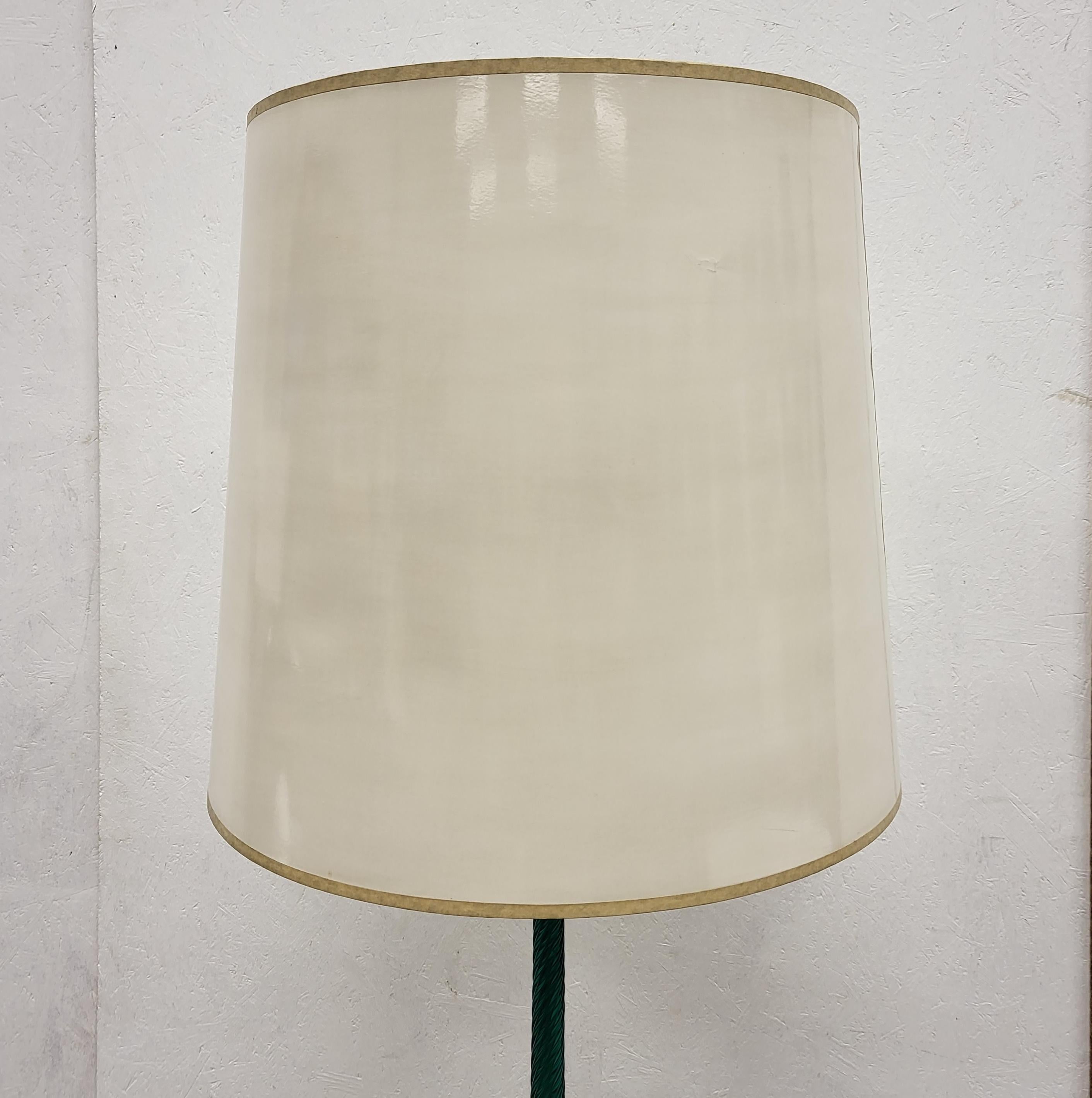 Floor Lamp by Carlo Scarpa, Venini Italy, Murano Glass 1940s 1