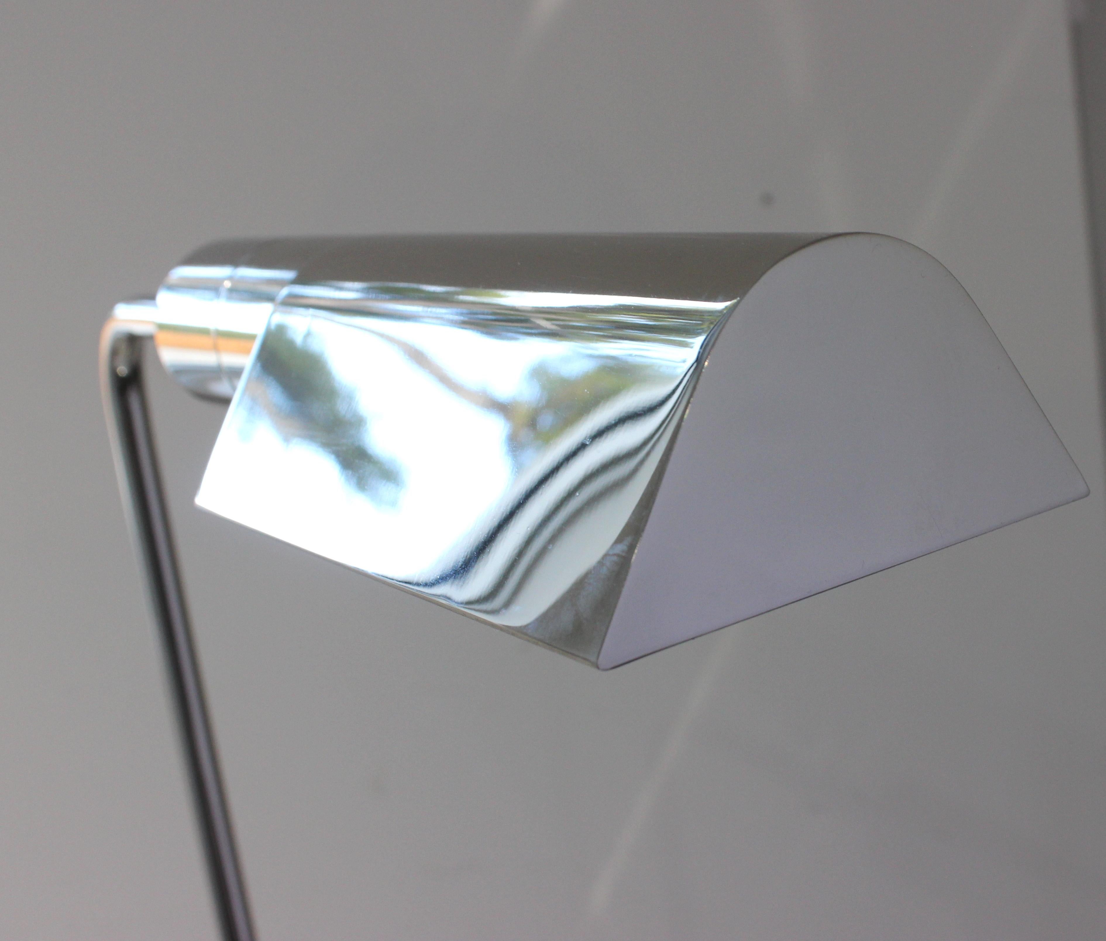 This classic, stylish, and chic floor lamp by Casella will make a definite statement with its form and use of materials.

Note: Dimensions of the shelf are 8
