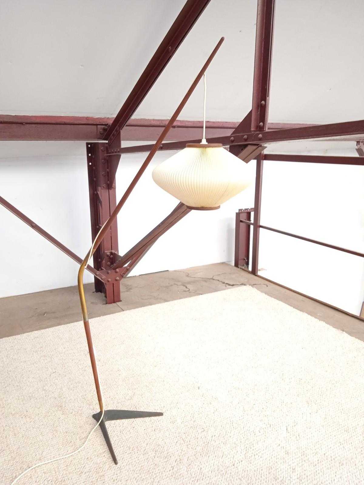 Mid-20th Century Floor Lamp by Danish Designer Holm Sorensen