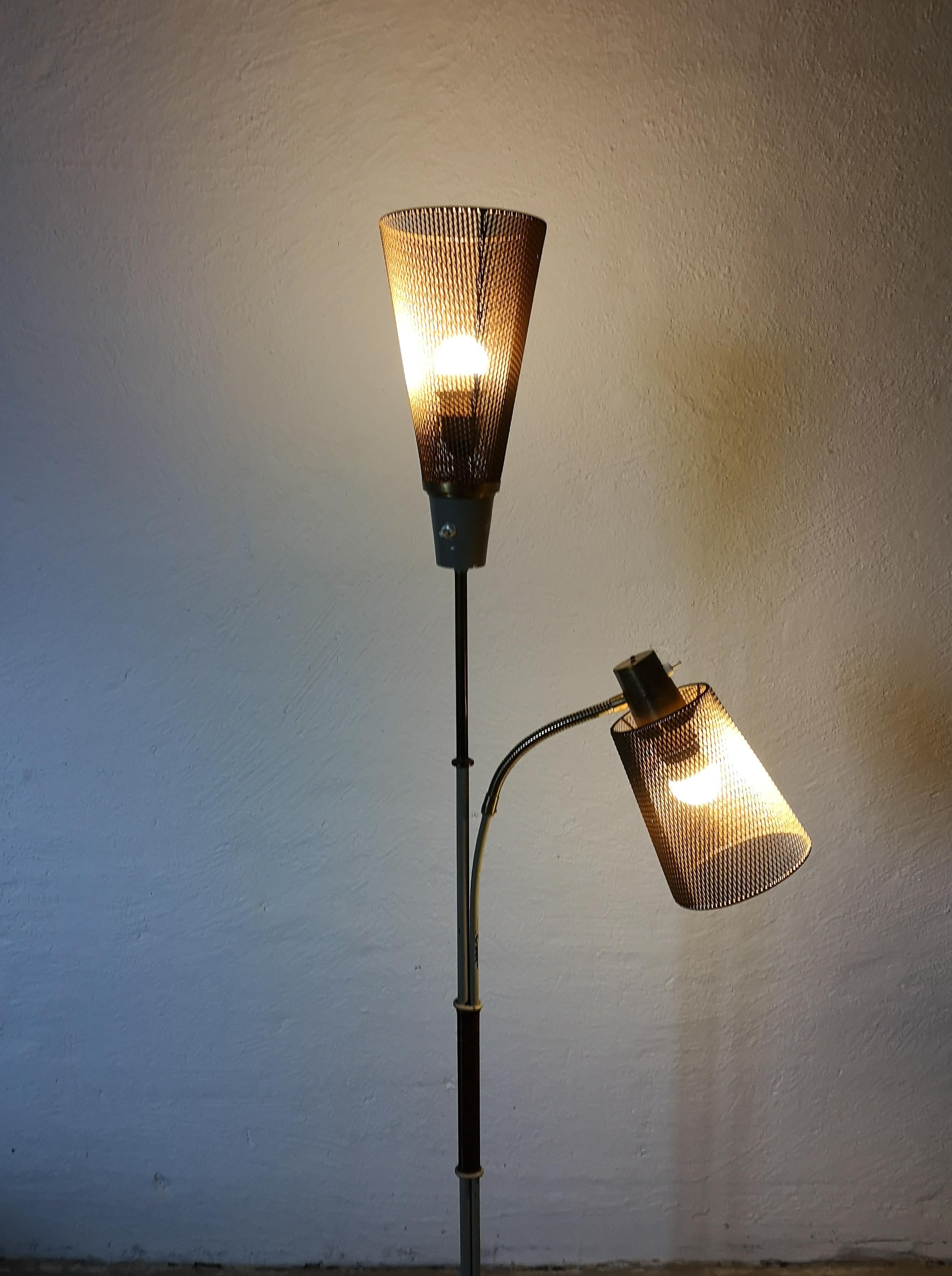 Floor Lamp by Einar Bäckström, 1960s, Sweden In Fair Condition In Hillringsberg, SE