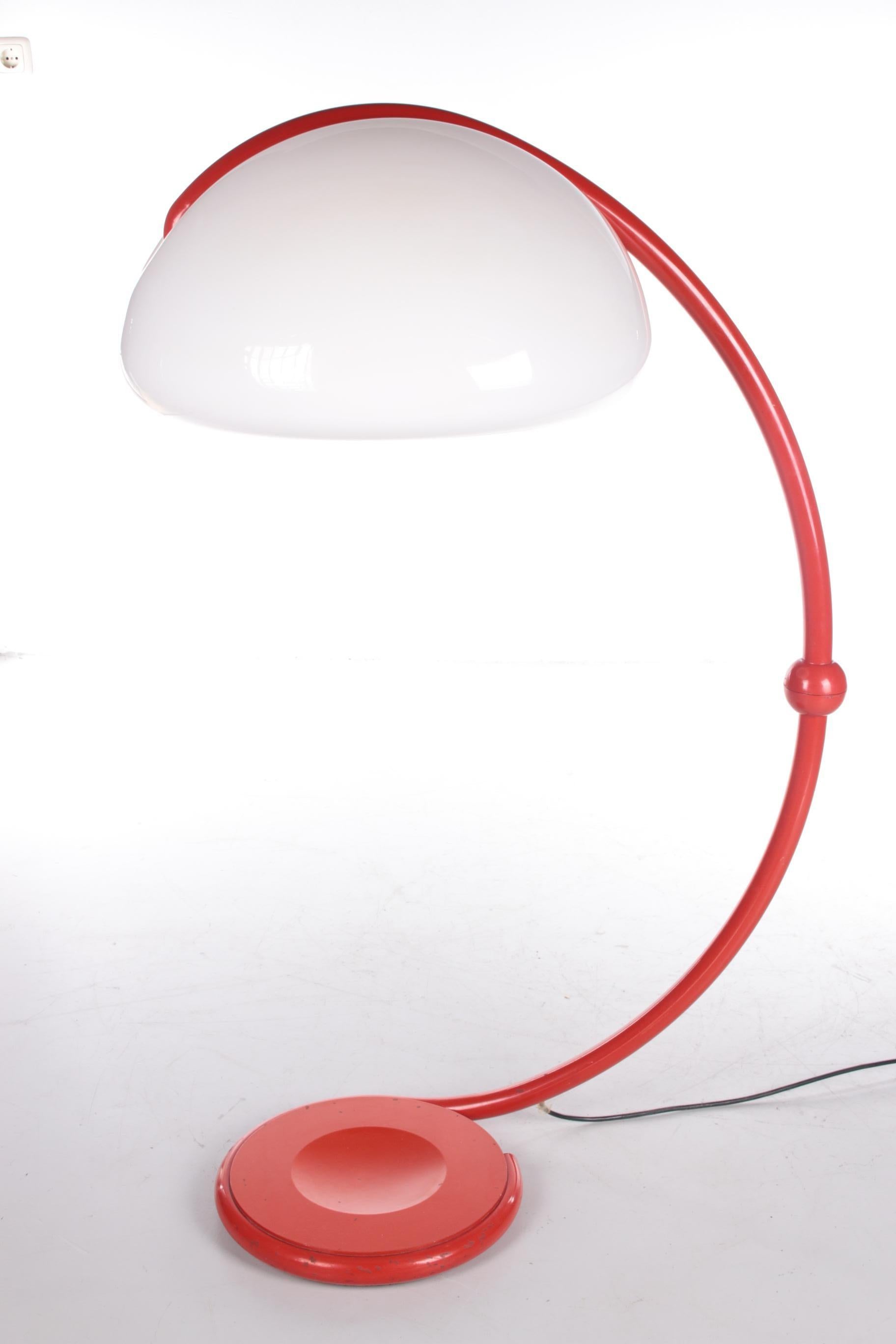 Floor Lamp by Elio Martinelli for Martinelli Luce, 1960s In Fair Condition In Oostrum-Venray, NL