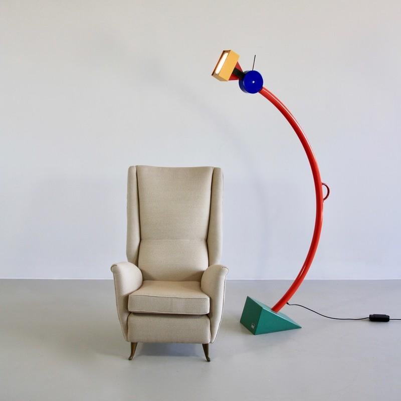 Metal Floor Lamp by Ettore SOTTSASS, 1981