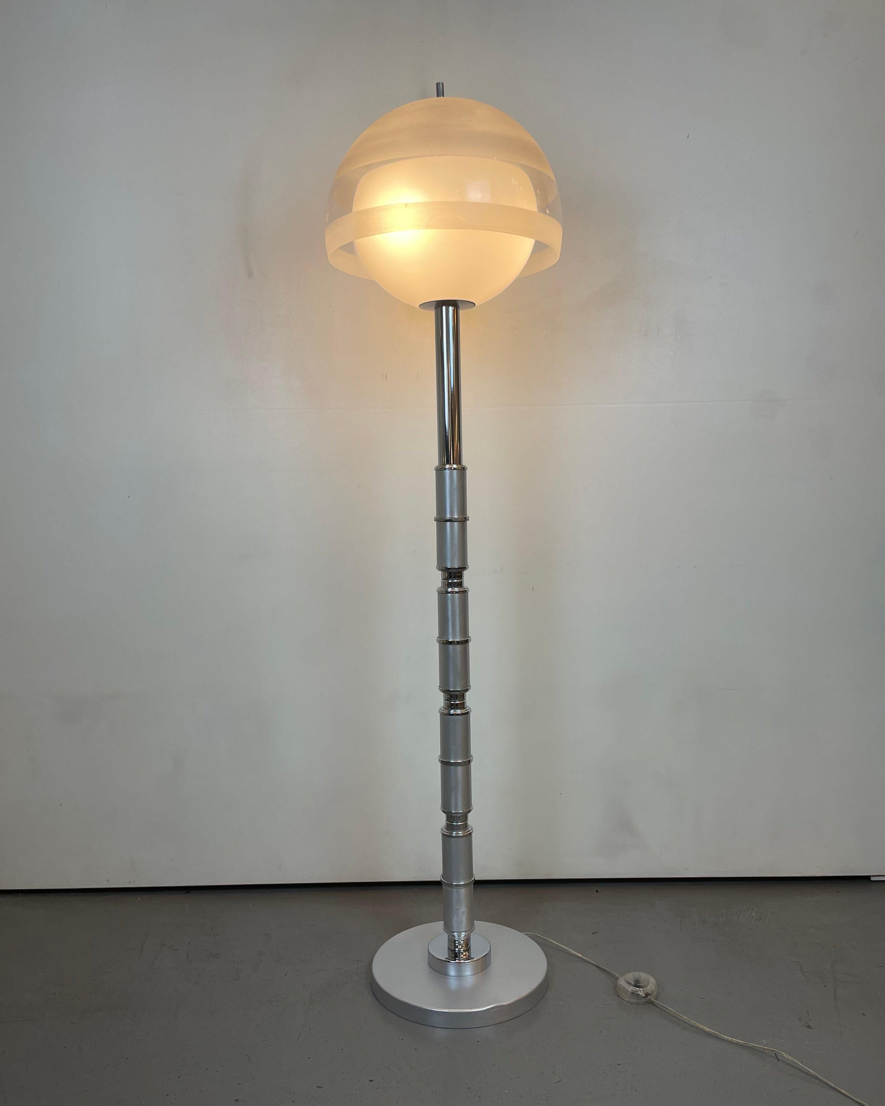 Belgian Floor Lamp by Exclusif Geve, 1970s For Sale