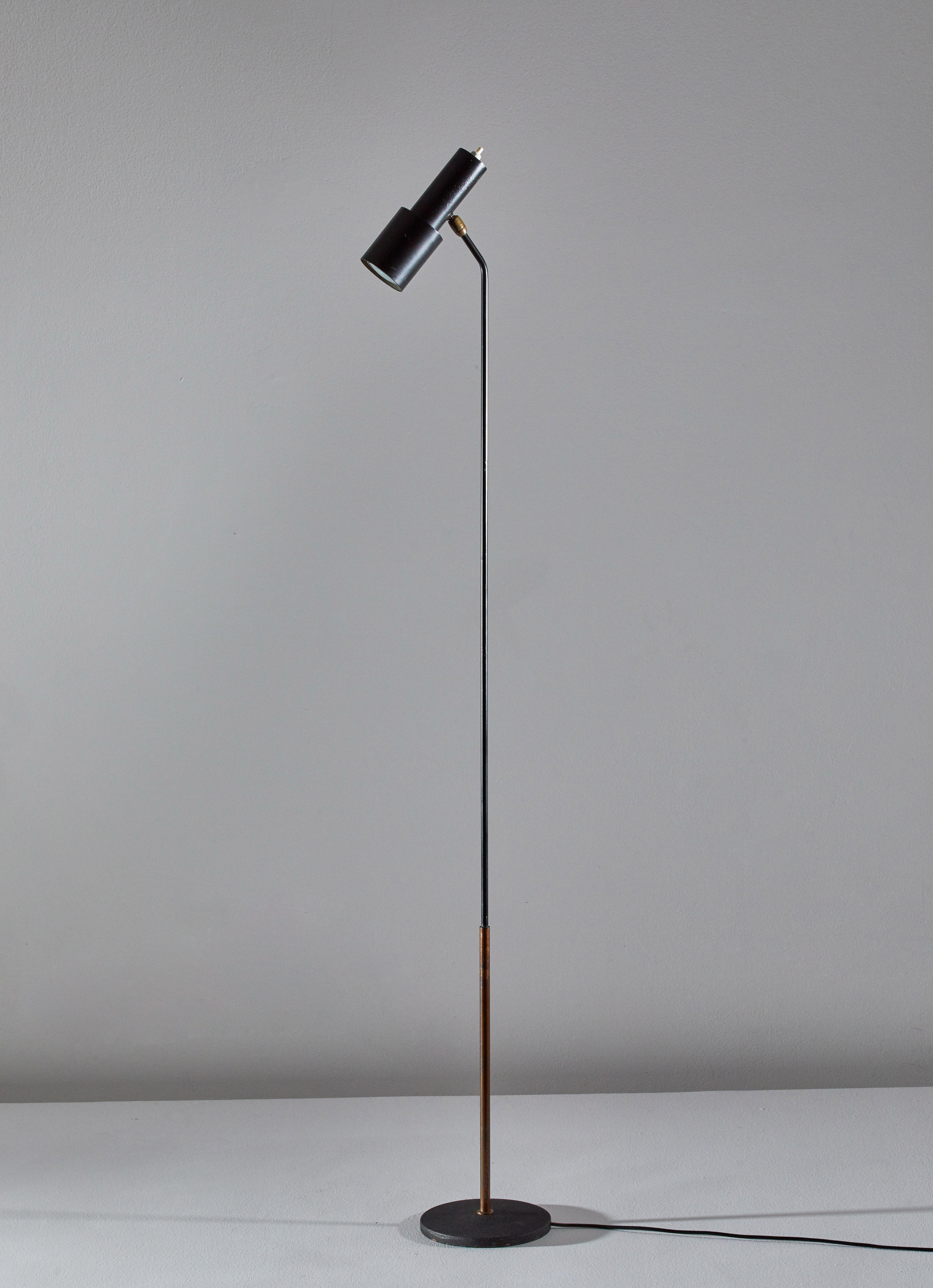 Enameled Floor Lamp by Fontana Arte