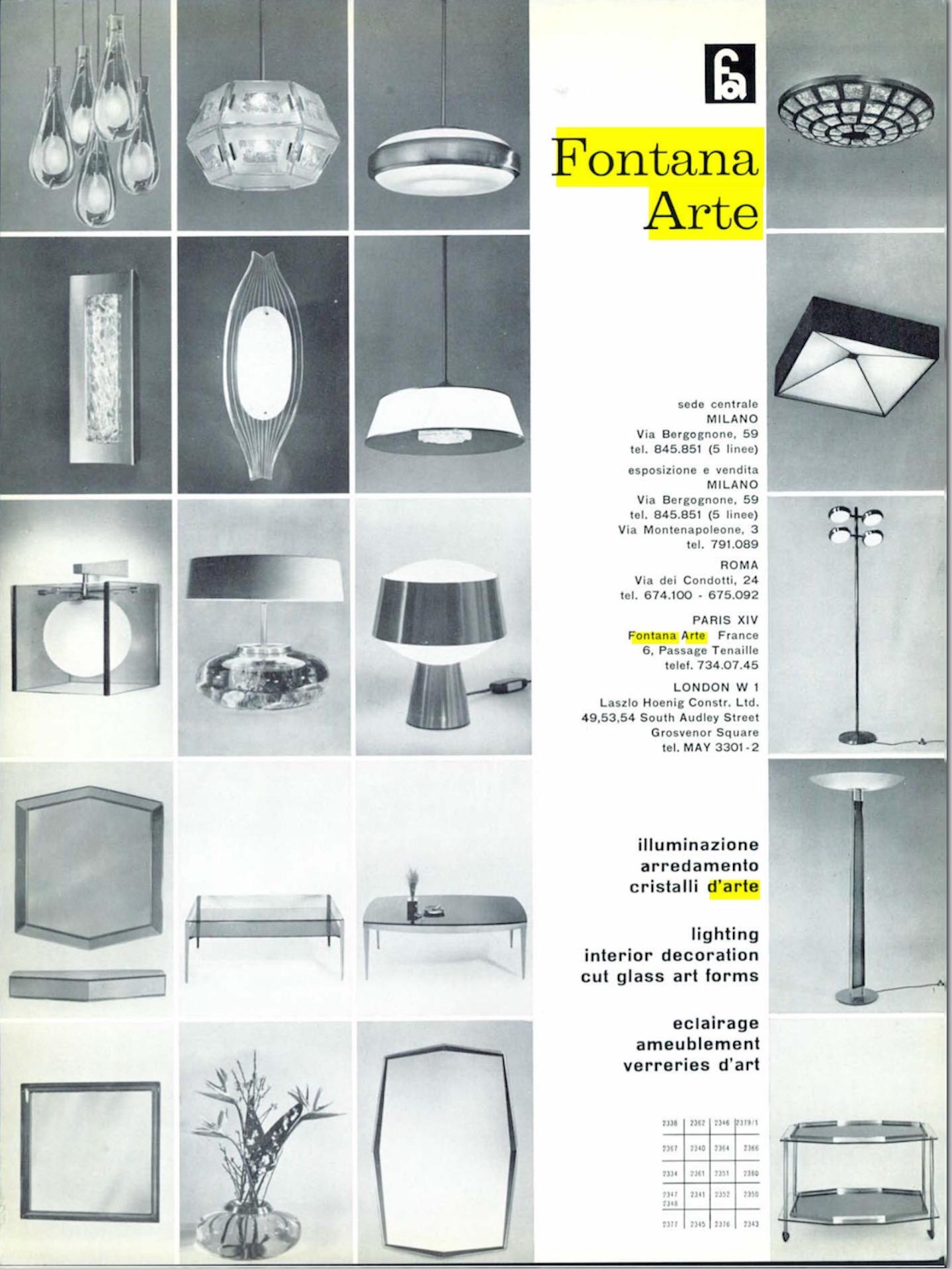 Floor Lamp by Fontana Arte, Model No. 2380 9