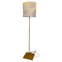 Vintage Floor Lamp by Fornasetti Featuring the Singer Lina Cavalieri, circa 1980s
