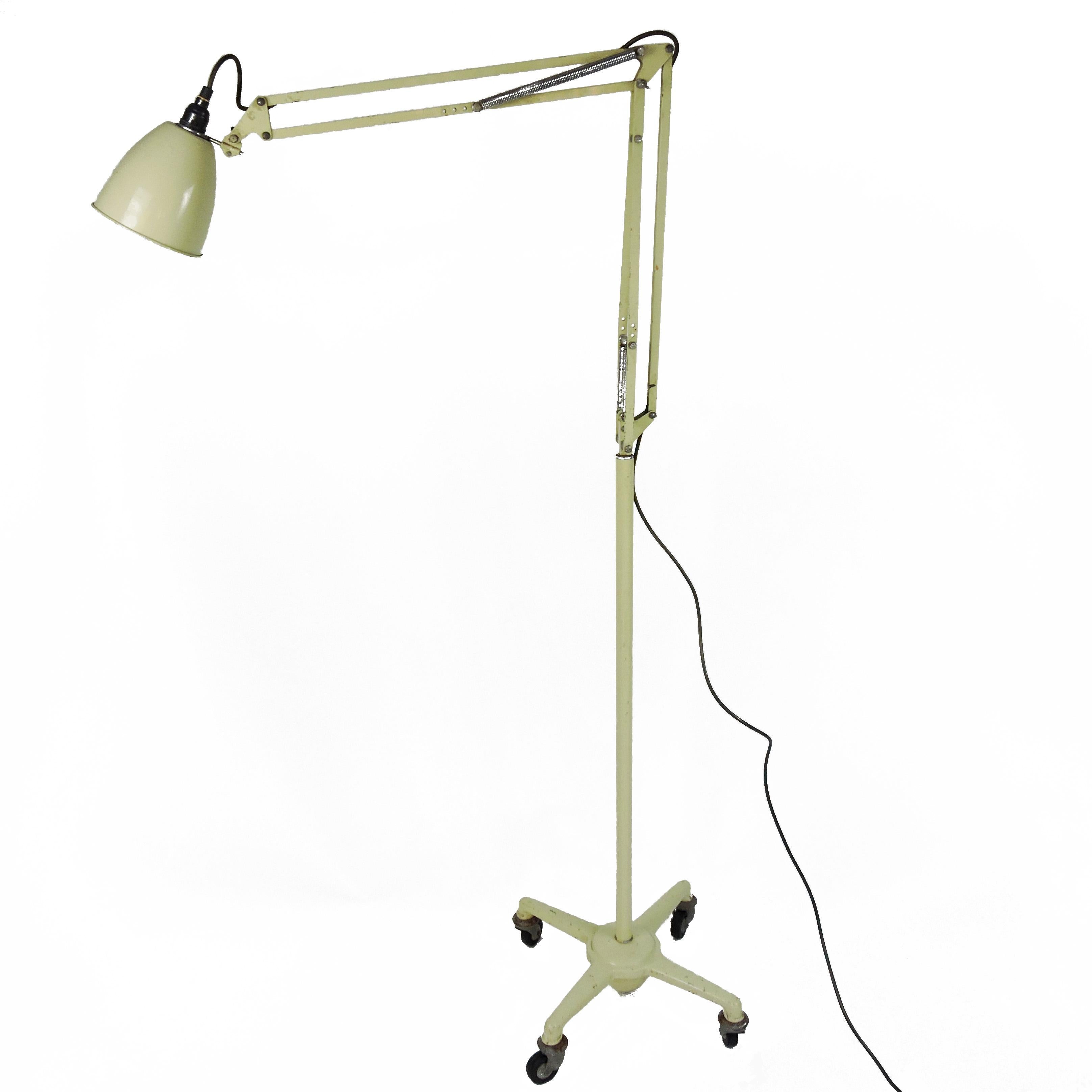 Industrial Floor Lamp by George Carwardine for Herbert Terry & Sons, 1940s For Sale