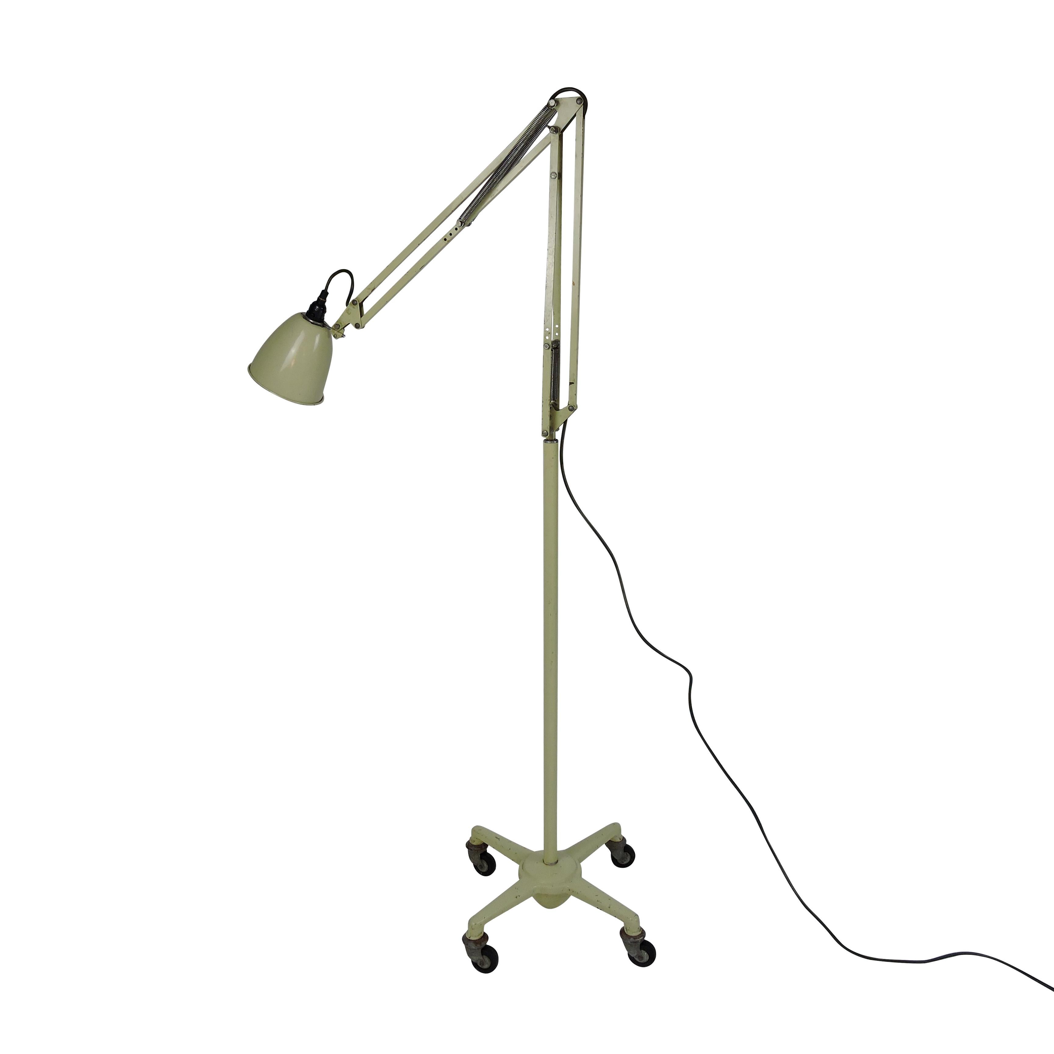 British Floor Lamp by George Carwardine for Herbert Terry & Sons, 1940s For Sale