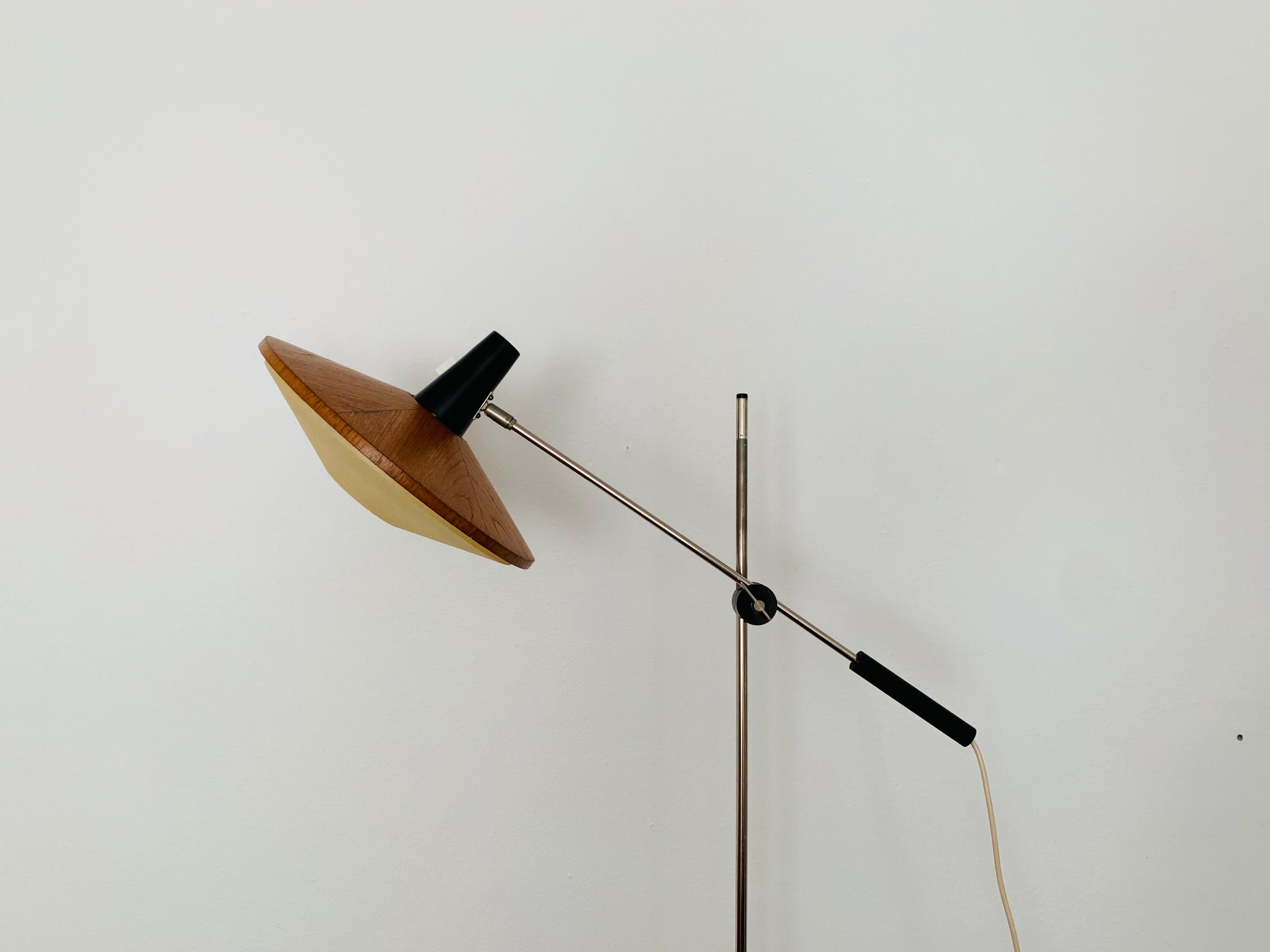 Metal Floor lamp by Georges Frydman for Temde For Sale