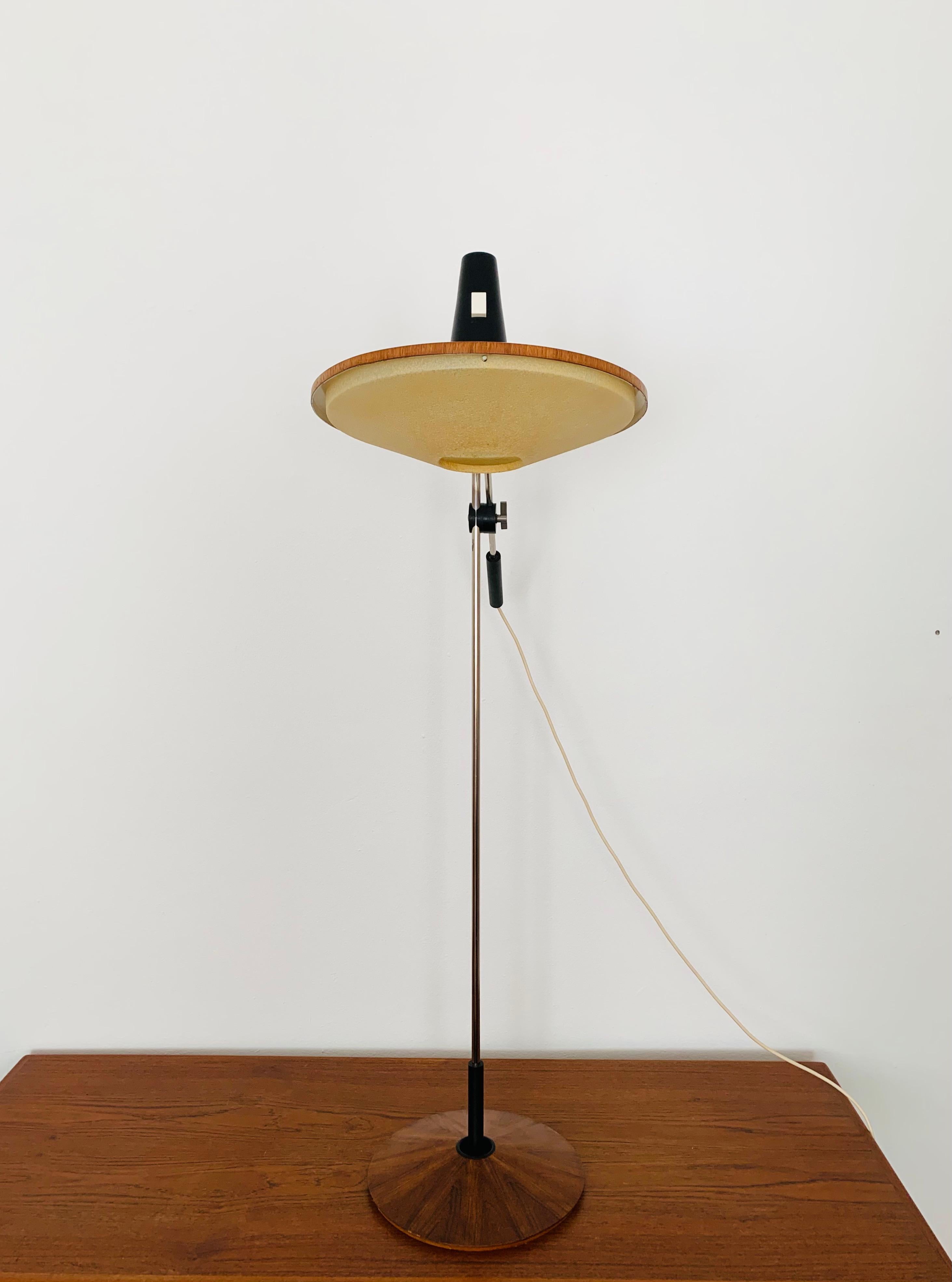 Metal Floor lamp by Georges Frydman for Temde For Sale