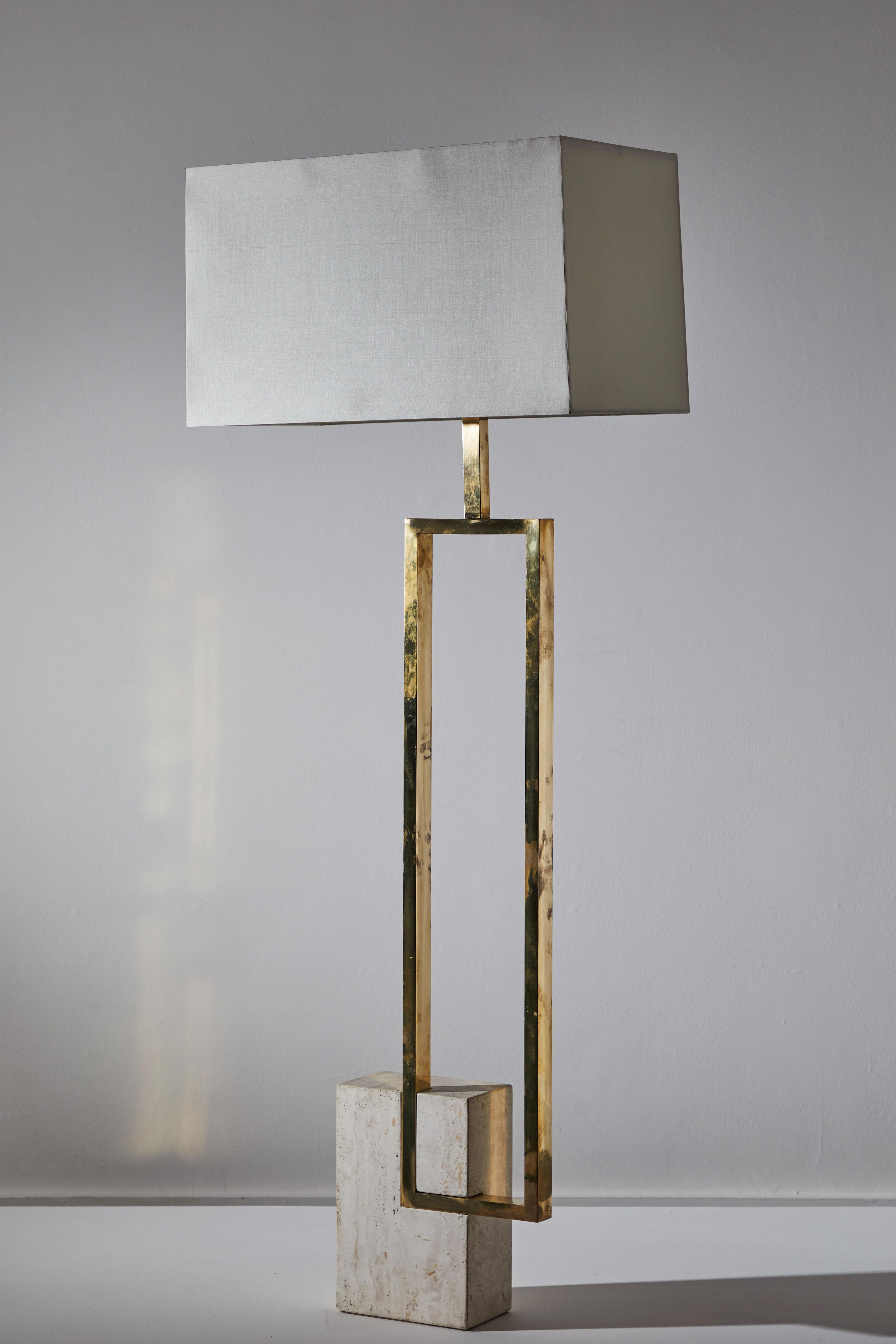 Marble Floor Lamp by Giovanni Banci for Banci Firenze