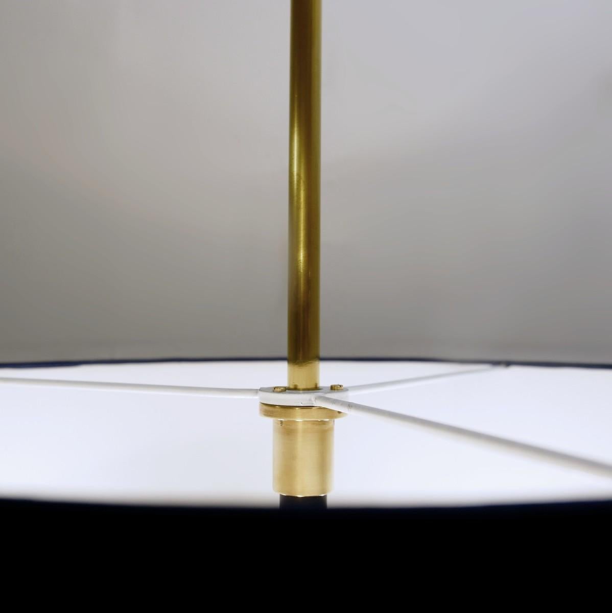 Brass Mid-Century Modern Floor Lamp by Giuseppe Ostuni for Oluce, 1950s For Sale