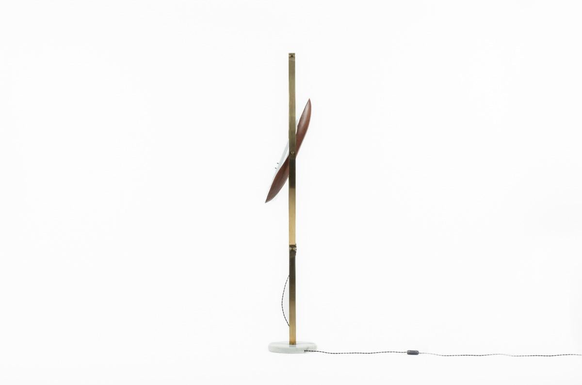 Floor lamp by Goffredo Reggiani, 1960s In Good Condition For Sale In JASSANS-RIOTTIER, FR