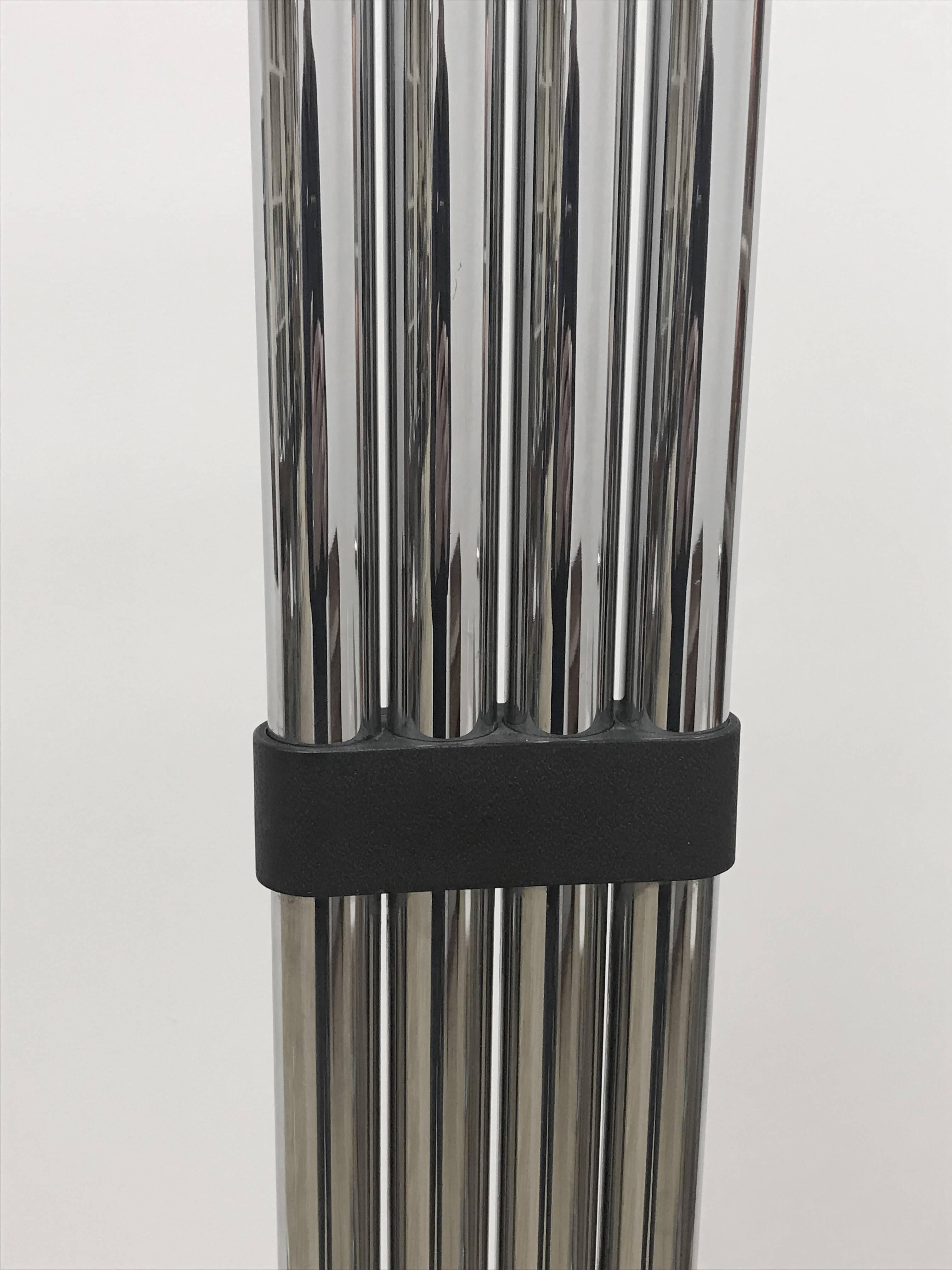 Late 20th Century Floor Lamp by Goffredo Reggiani, Metal Chrome, Italy, 1970s, Lighting