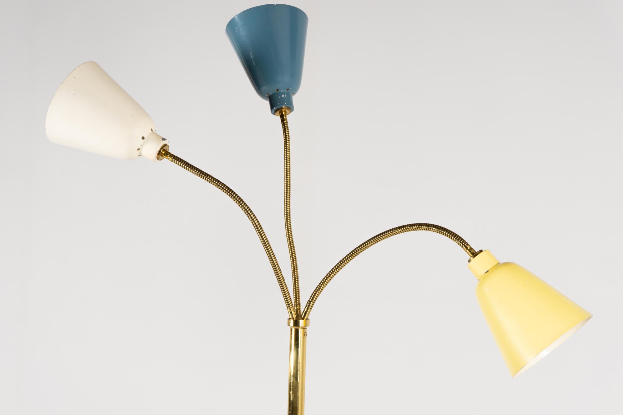 Floor Lamp by Guiseppe Ostuni, O-Luce Italy  In Good Condition For Sale In Berlin, DE