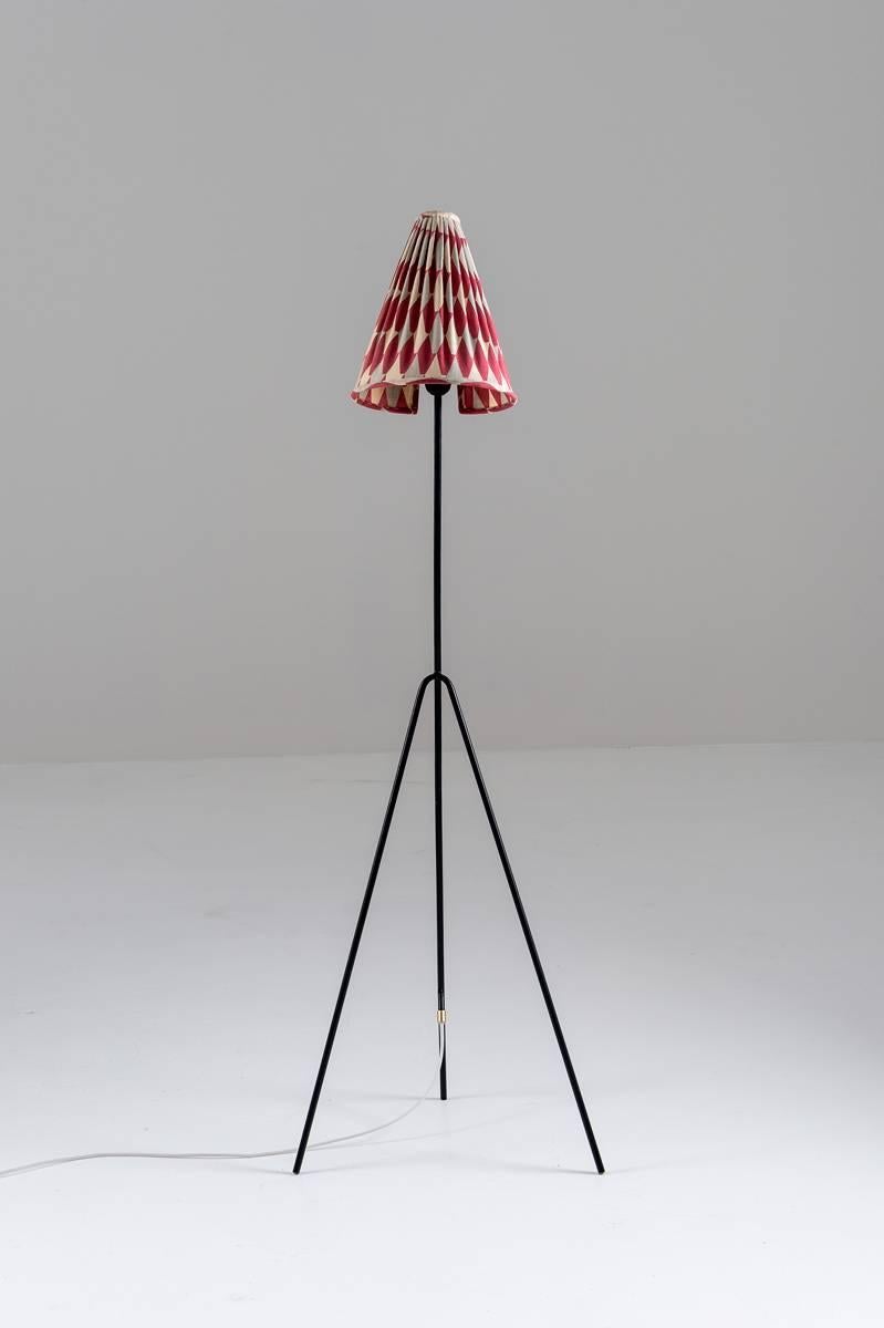 Mid-Century Modern Floor Lamp by Hans Bergström for Ateljé Lyktan, 1950s, Sweden