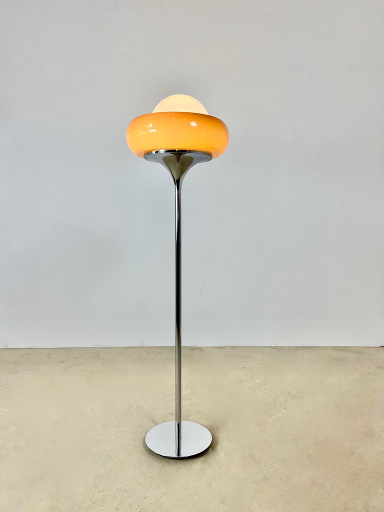 Floor Lamp by Harvey Guzzini, 1960s at 1stDibs