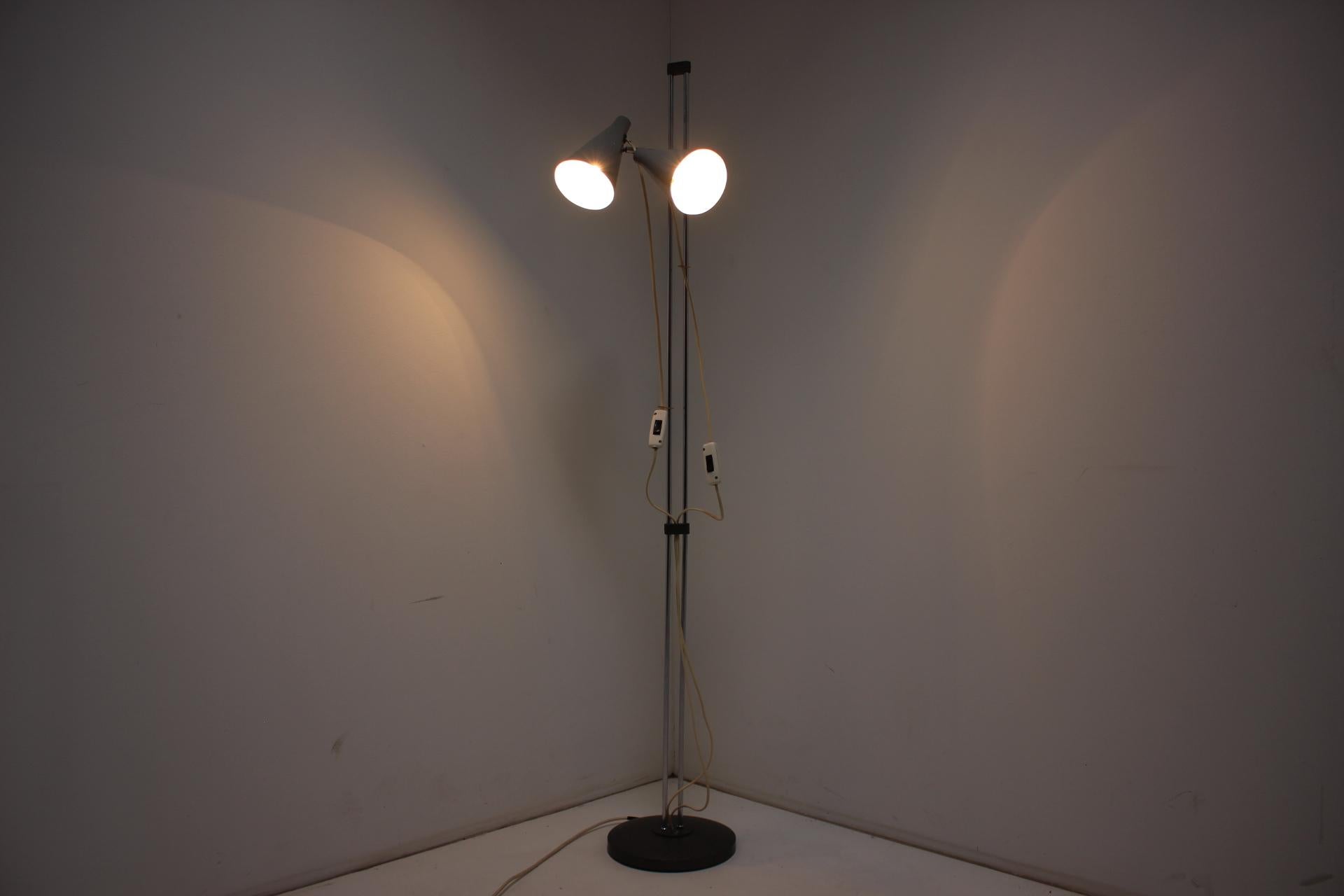 Floor Lamp by Hurka for Lidokov , 1960s, Czechoslovakia For Sale 6