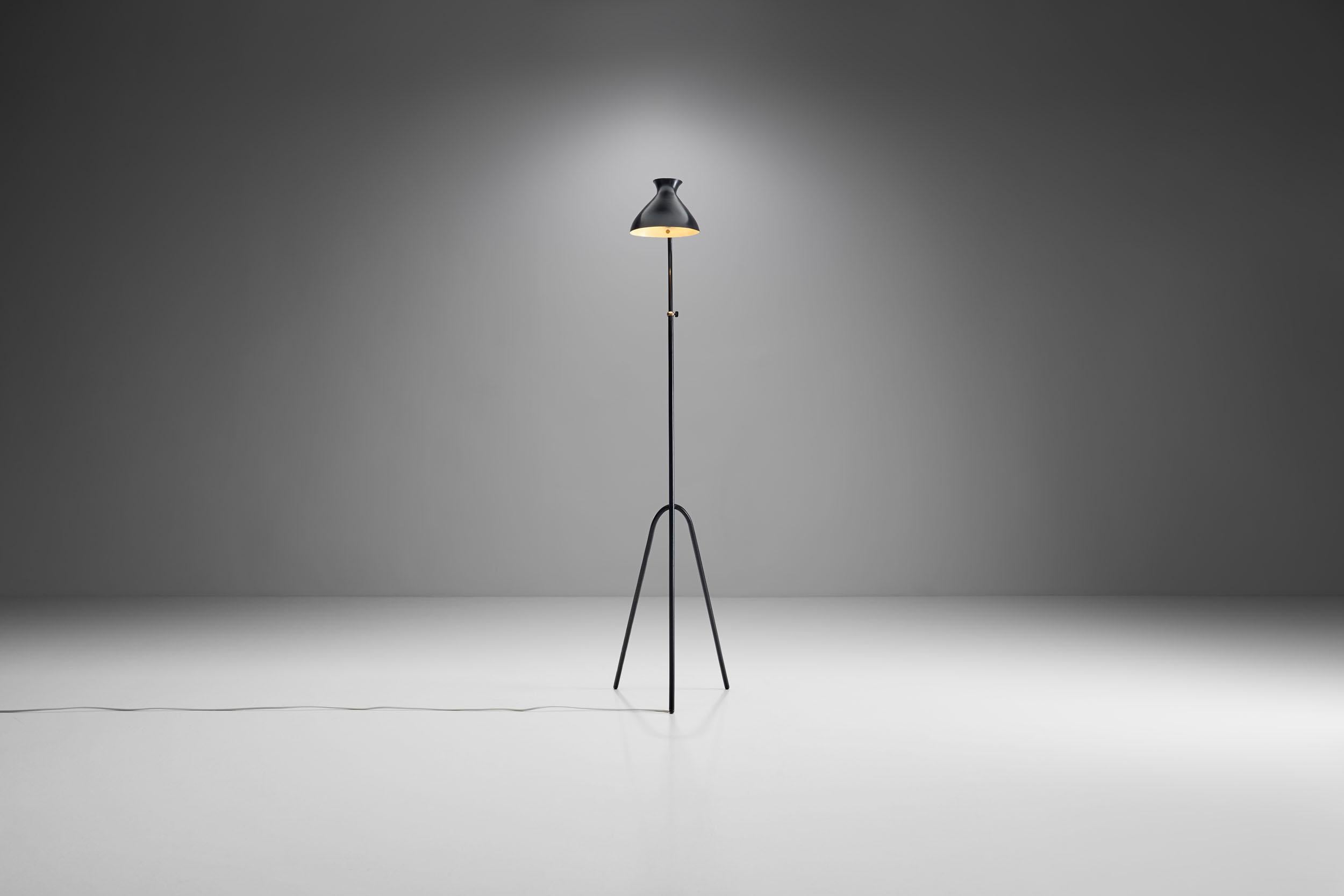 Floor Lamp by HW Armatur, Sweden, 1950s In Good Condition In Utrecht, NL