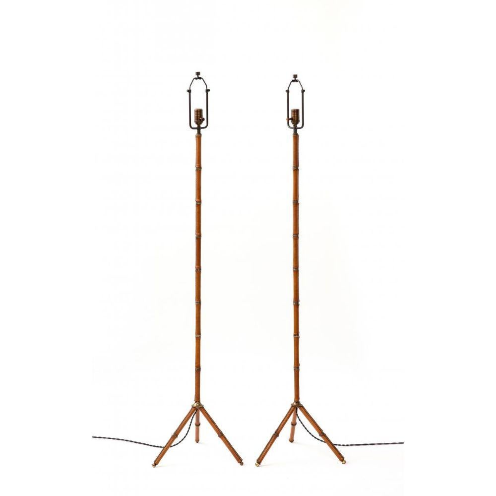 20th Century Floor Lamp by Jacques Adnet, circa 1950