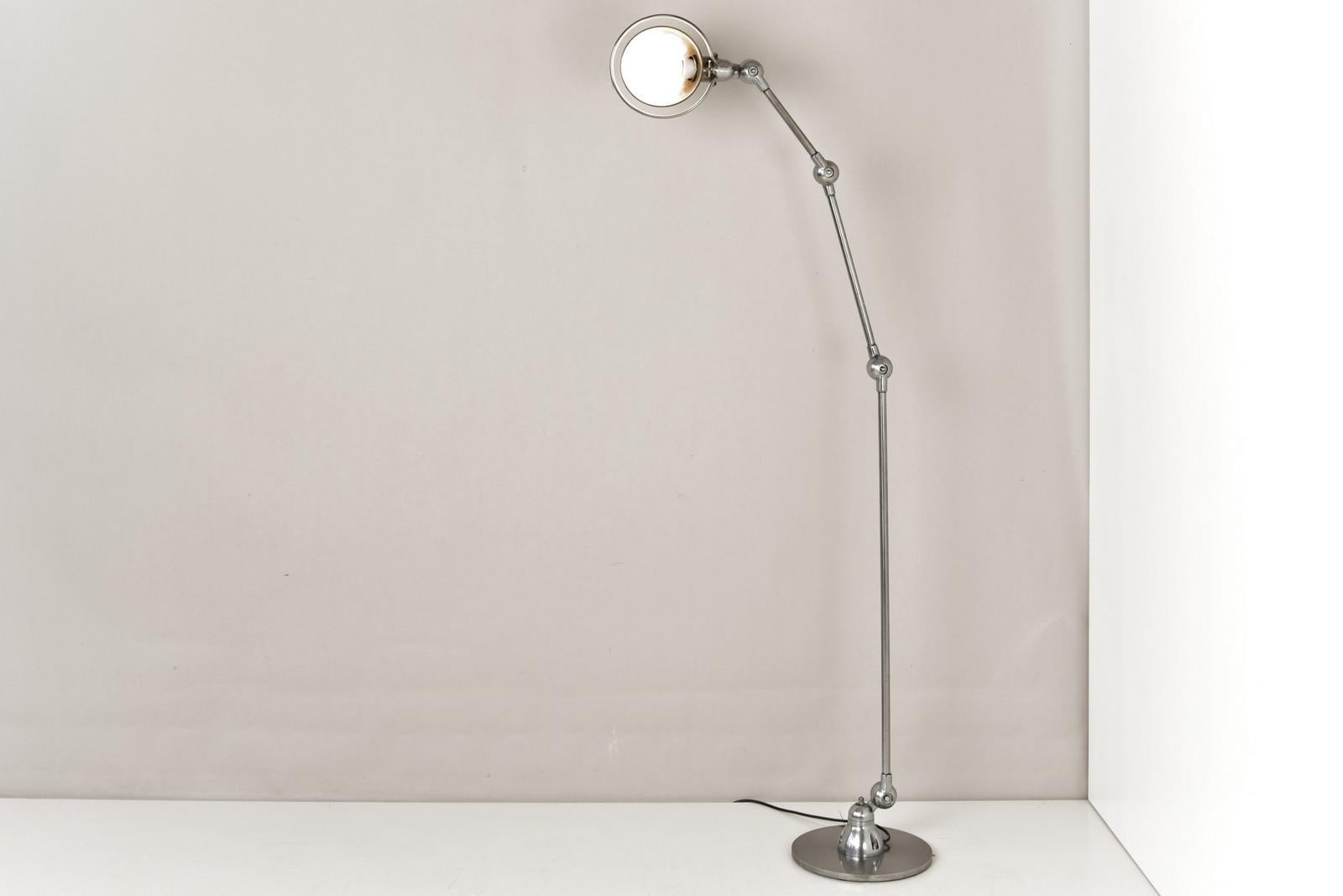 French Floor Lamp by Jean Louis Domecq for Jieldé, France - 1952 For Sale