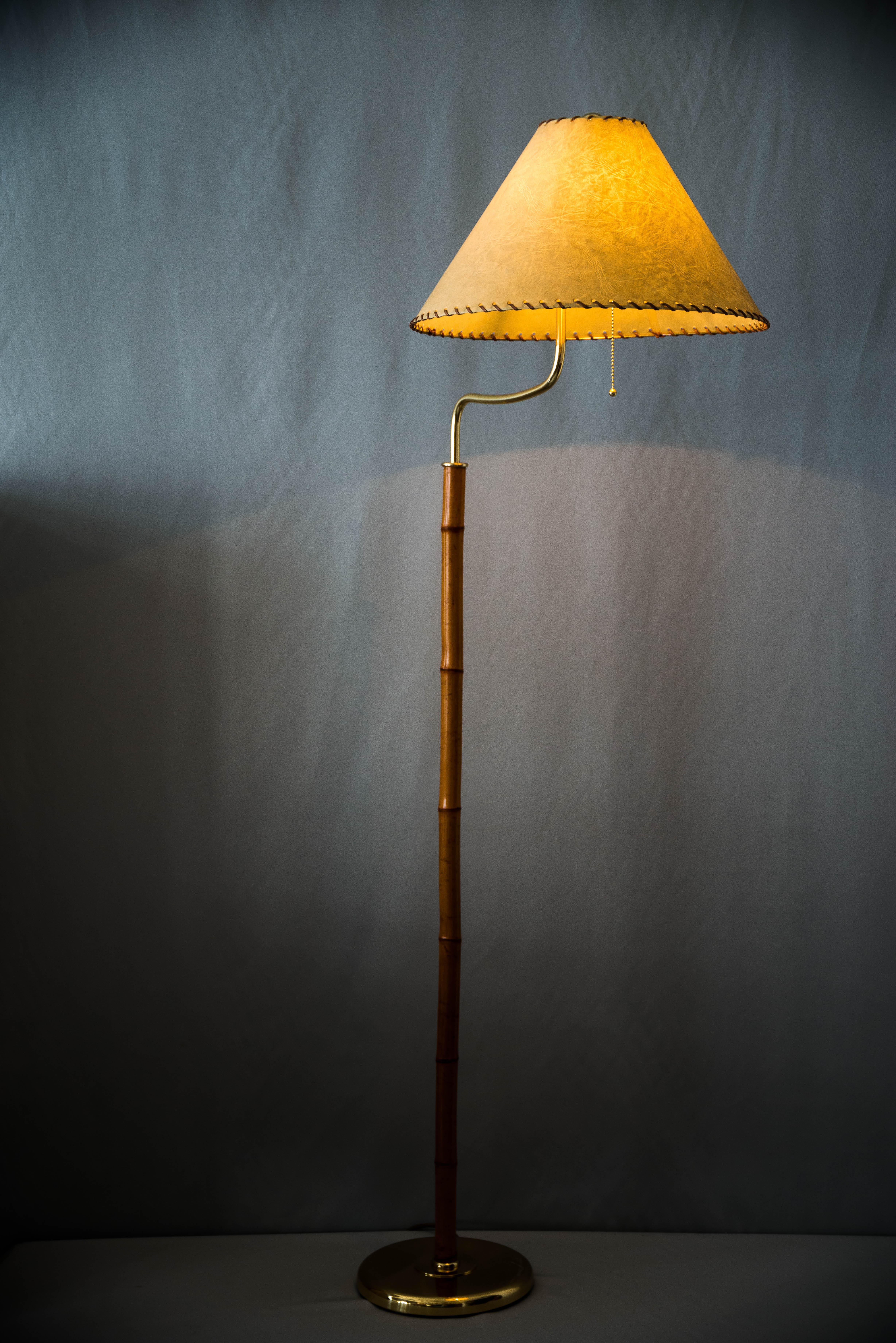 Floor lamp by Josef Frank and executed by J. T. Kalmar Vienna around 1950s 3