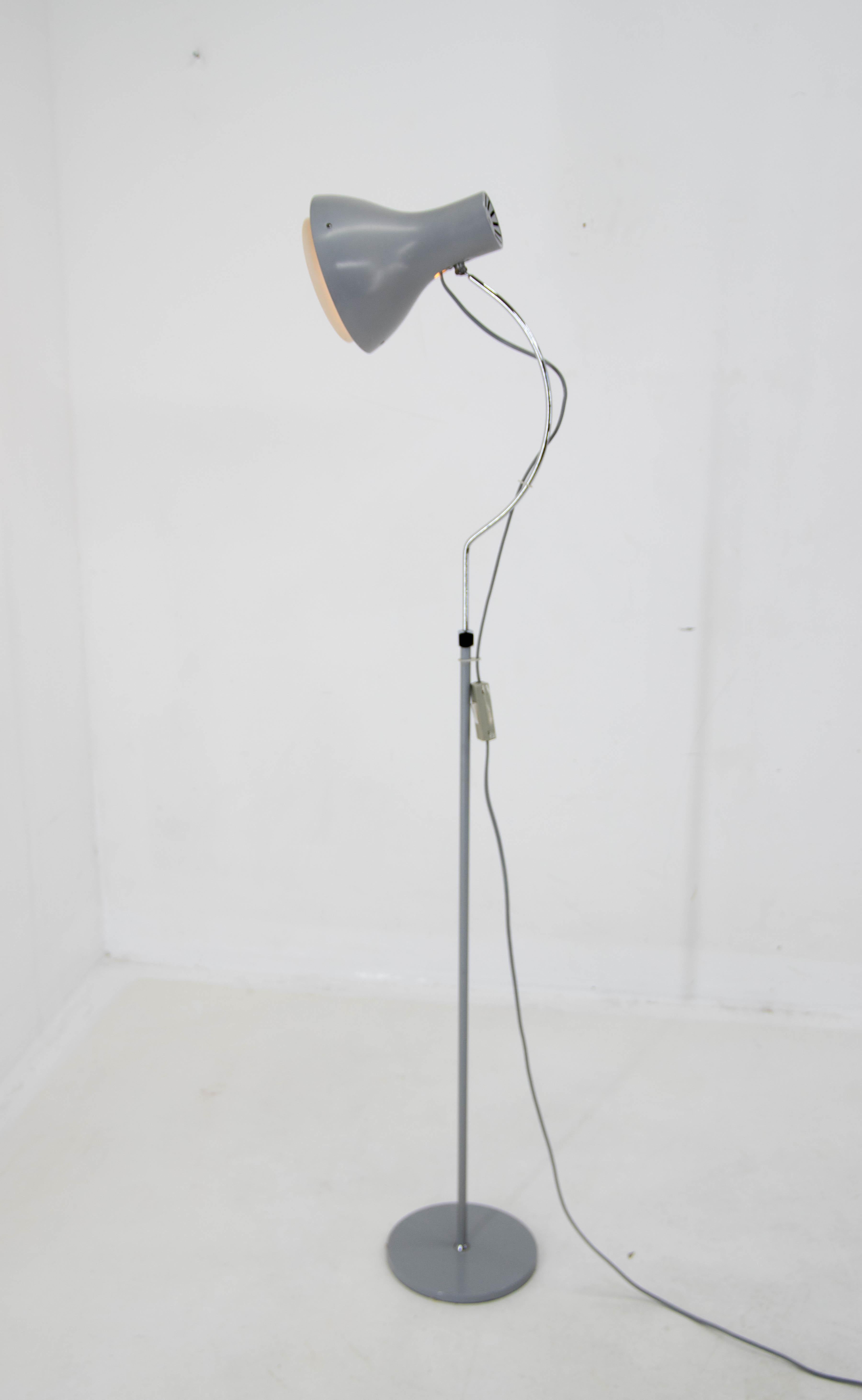 Czech Floor Lamp by Josef Hurka for Napako, 1960s For Sale